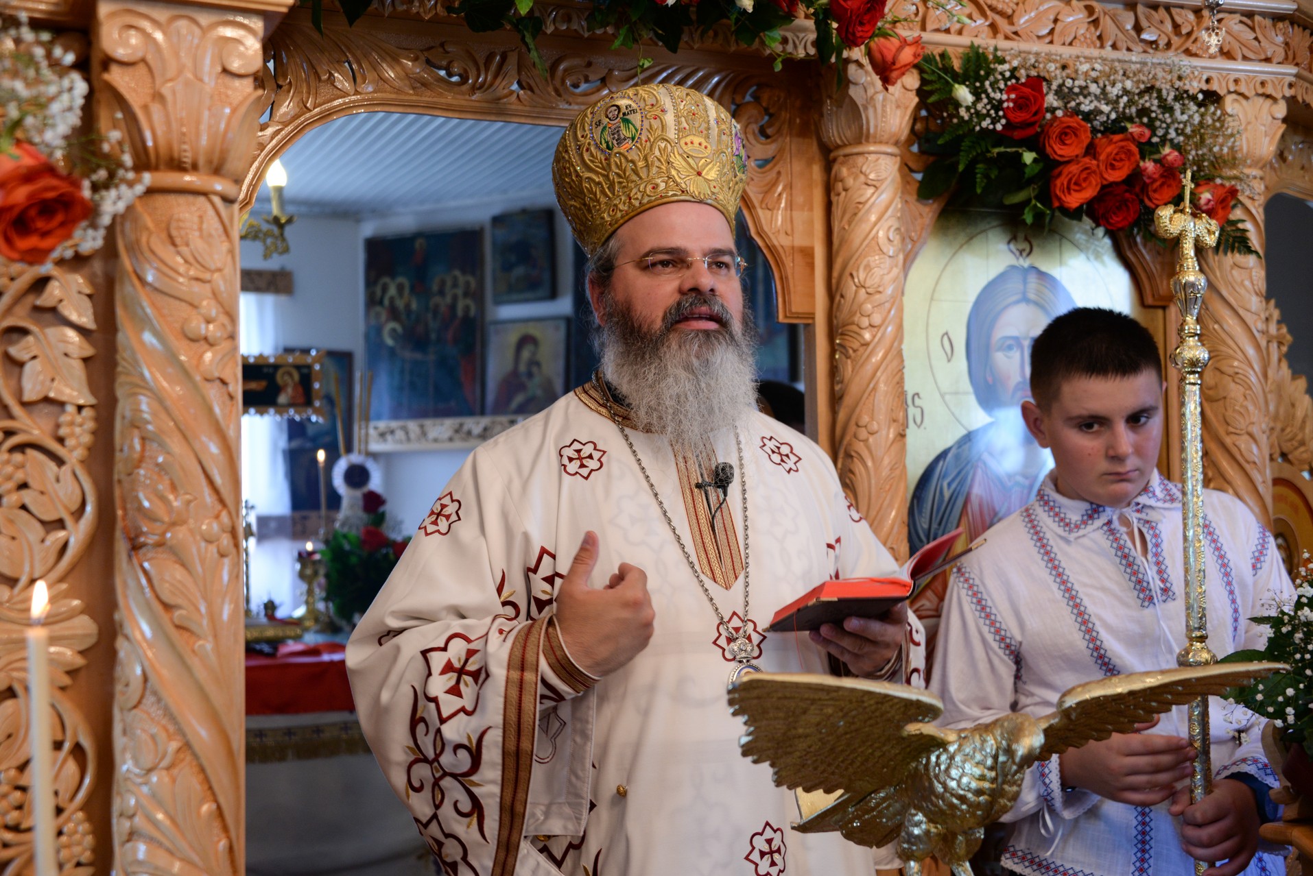 Prima biserică din Episcopia Hușilor cu hramul „Cinstirea Sfintei Icoane a Maicii Domnului Prodromița”