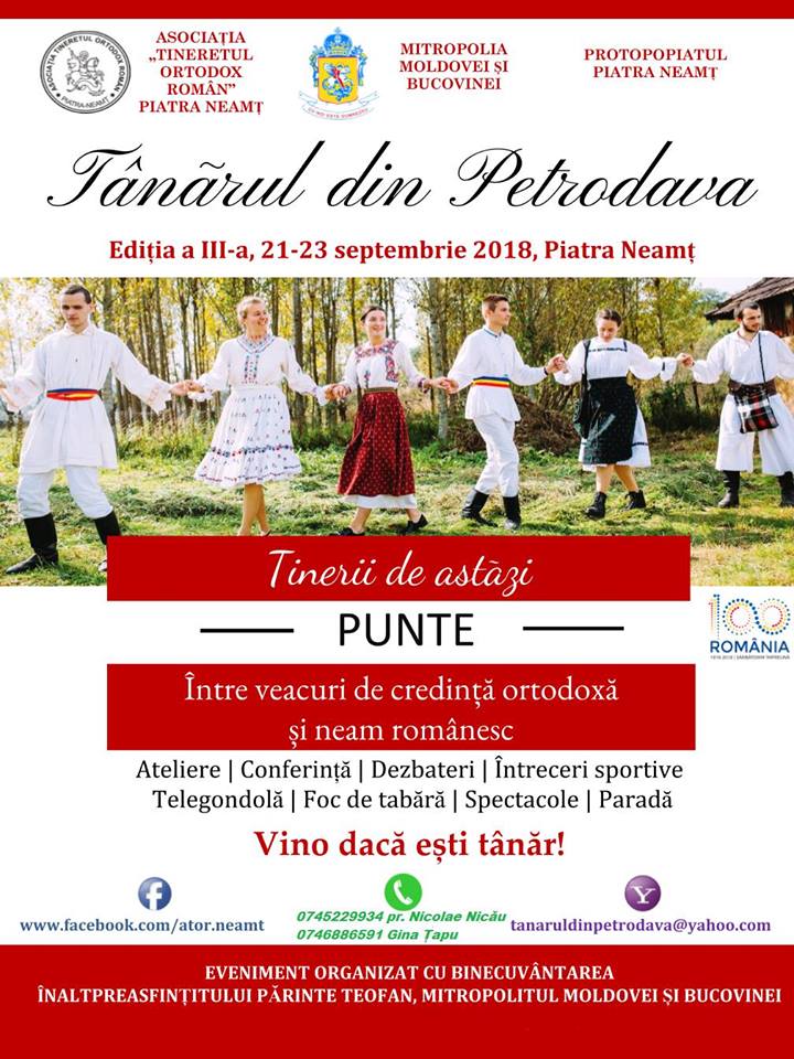 Tânărul român propovăduitor al valorilor ortodoxiei