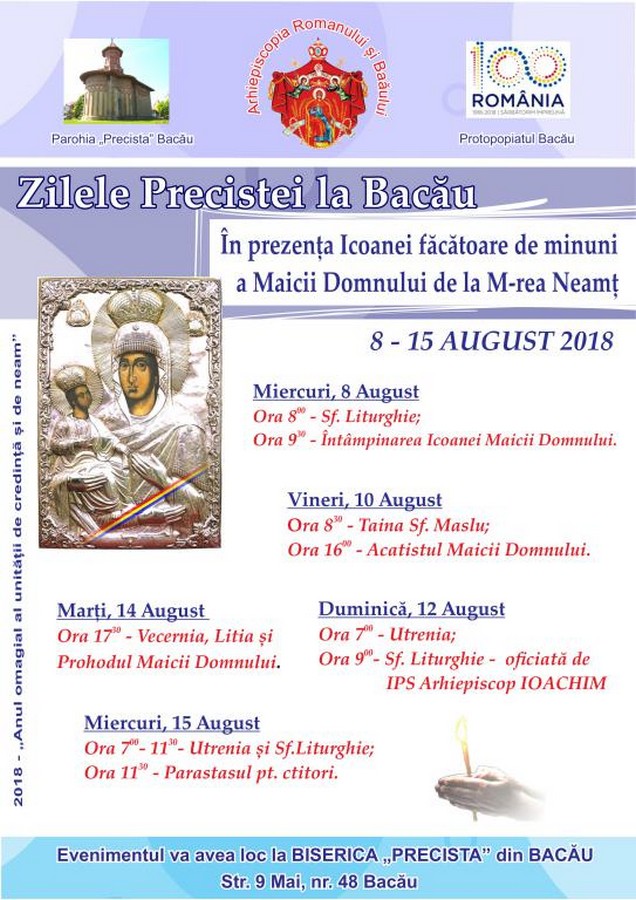 „Zilele Precistei&quot; la Bacău