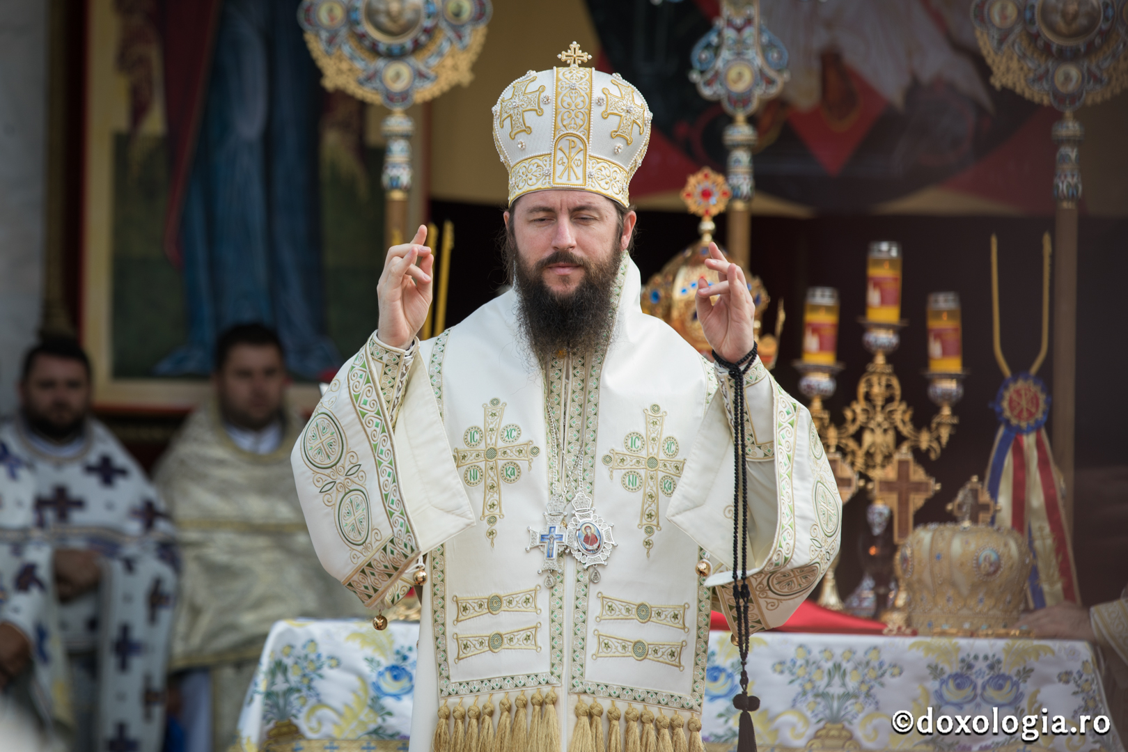 Ultima zi din triada Sfinţilor Nemţeni: trei ierarhi au săvârșit Sfânta Liturghie în cinstea Sfintei Cuvioase Teodora de la Sihla