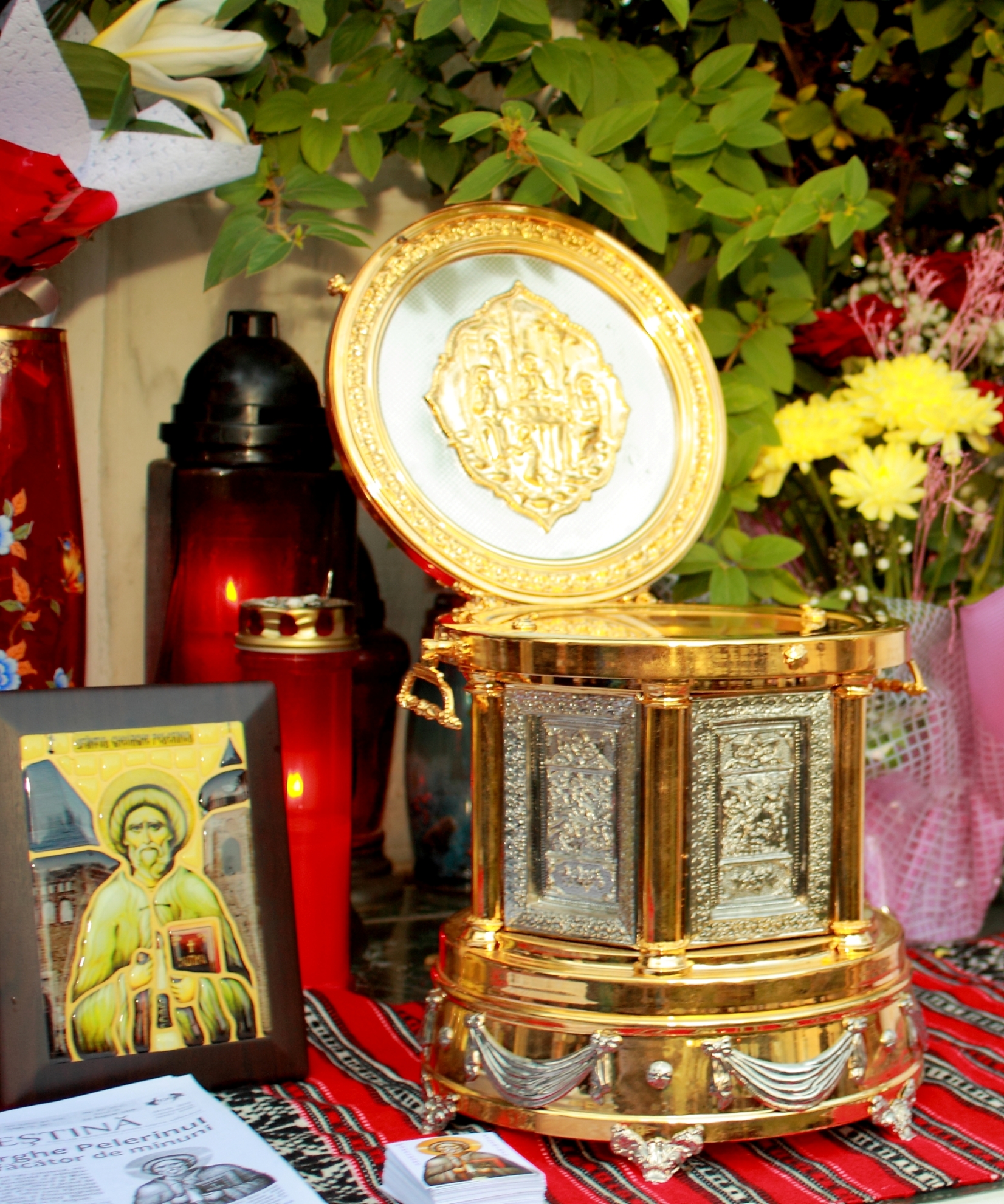 Moaştele Sfântului Gheorghe Pelerinul au poposit timp de trei zile în parohia Poieniţa