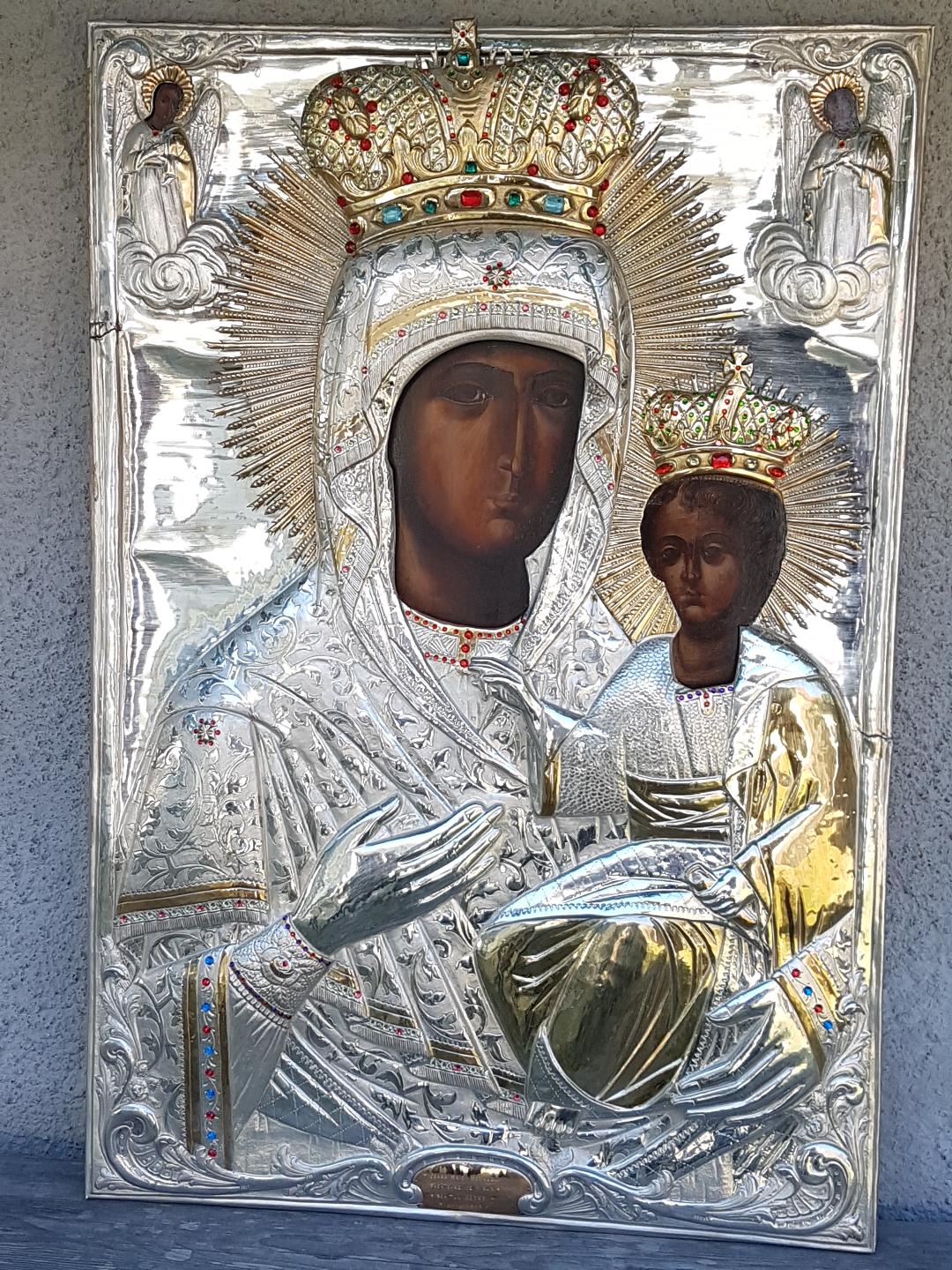 Icoana Maicii Domnului din paraclisul Schitului Pocrov