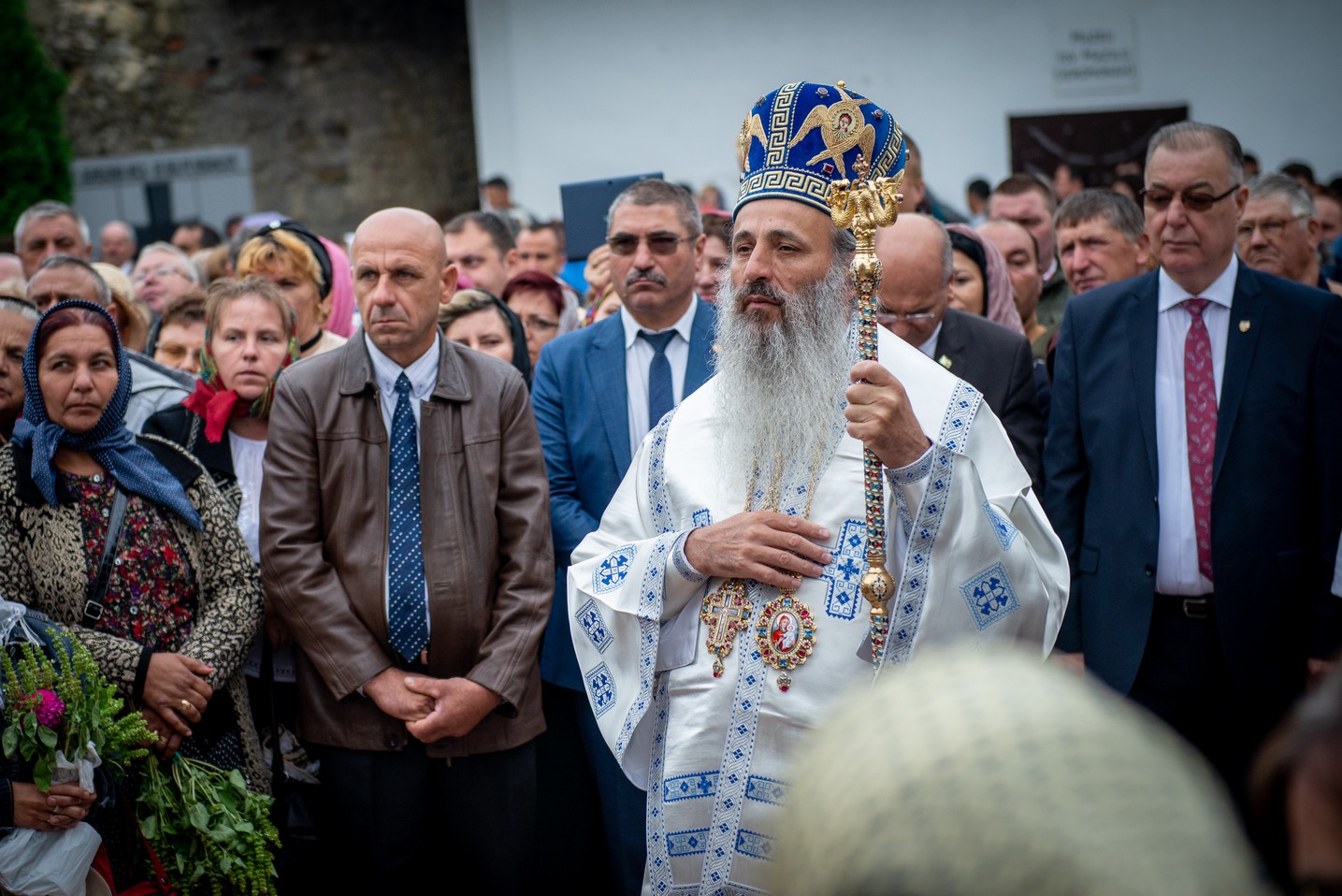 Foto: Constantin Comici Mitropolitul Moldovei, la Mănăstirea Hadâmbu: „Nașterea și creșterea de prunci este cariera cea mai aleasă, cea mai înaltă”