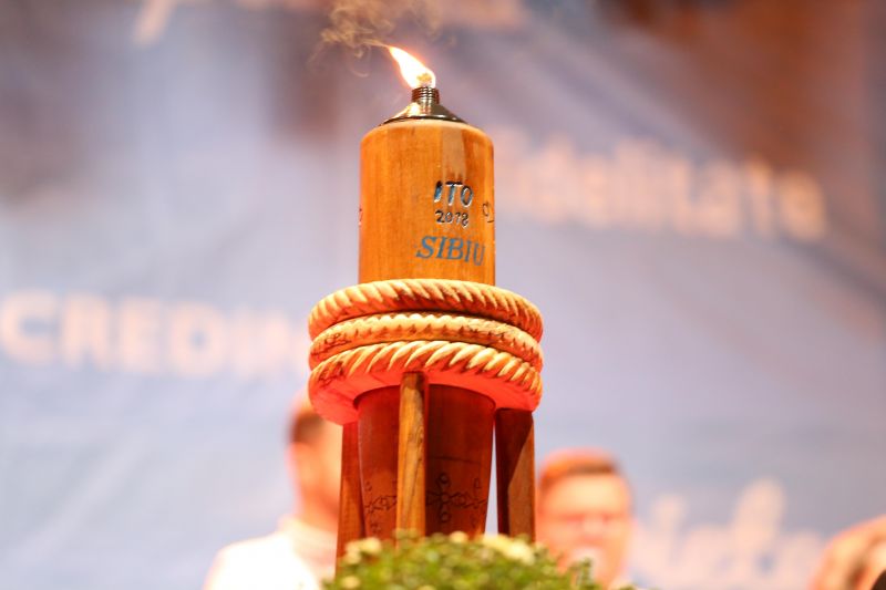 (Foto) Deschiderea ITO 2018: Unitatea, Credinţa şi Neamul au făcut spectacol în Piaţa Mare