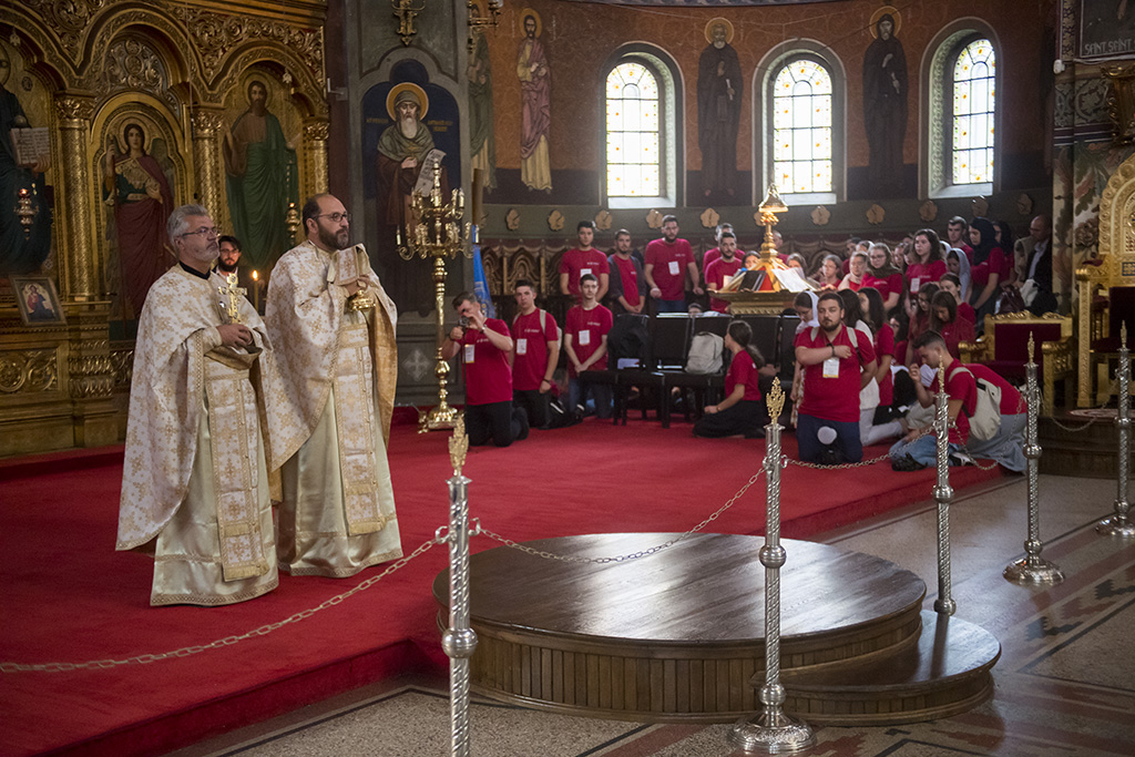 Sibiu: Voluntarii ITO 2018 au participat la Sfânta Liturghie