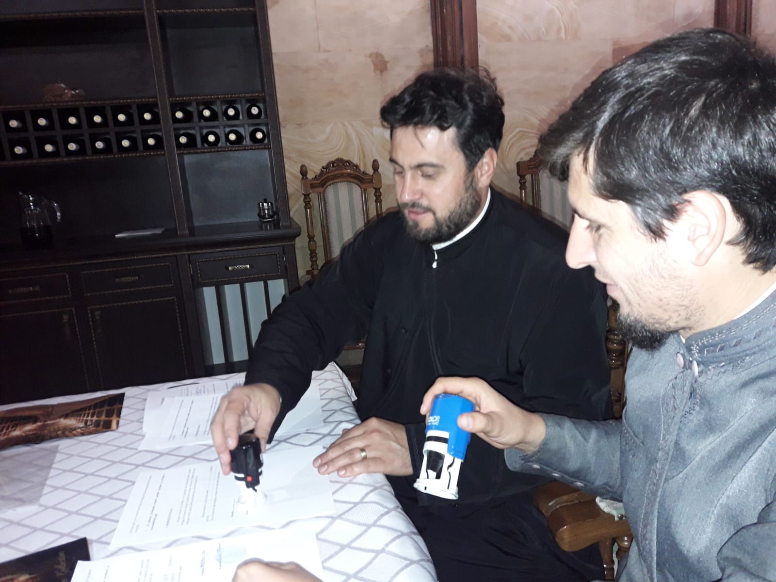 Vizită frățească și un nou protocol încheiat între Parohii din România și Republica Moldova