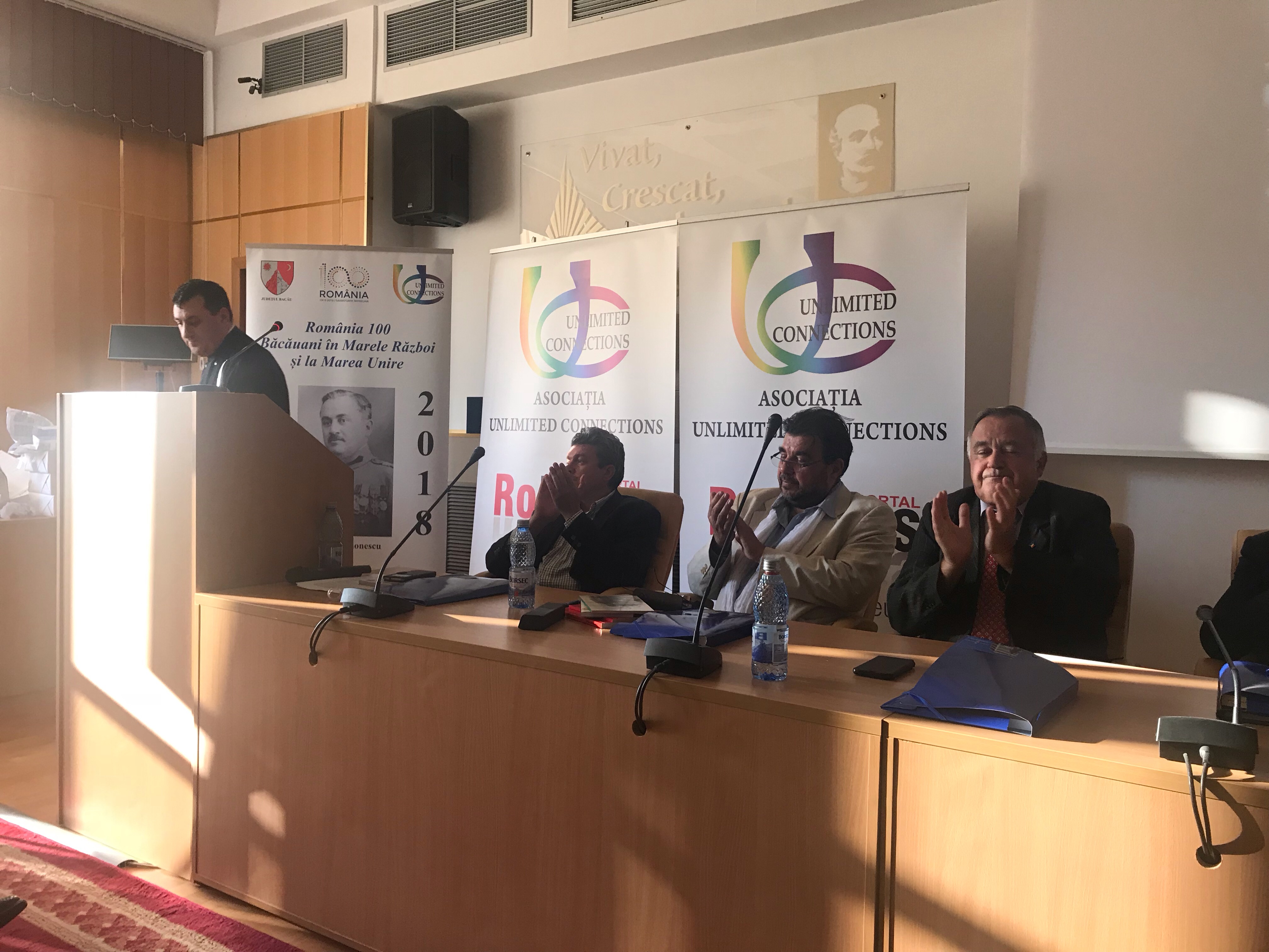 Lansarea cărţii „România 100 - Băcăuani în Marele Război și la Marea Unire”, la Bacău