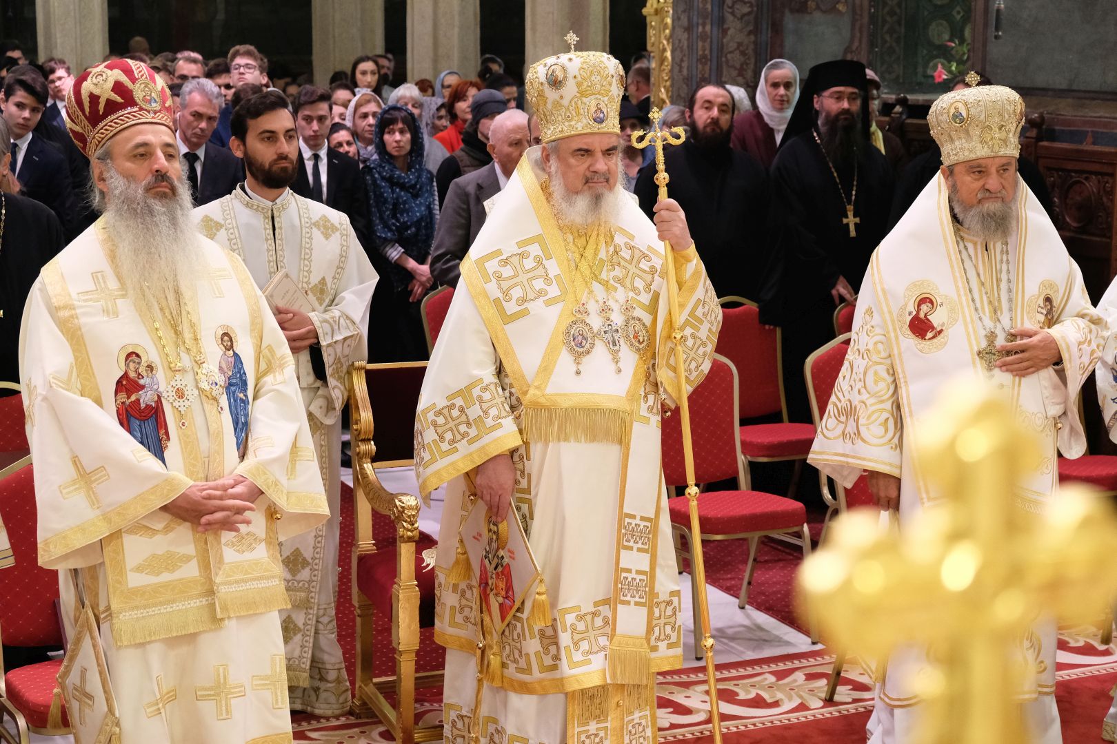 Mai mulți ierarhi s-au rugat împreună cu Patriarhul României la 11 ani de la întronizarea sa