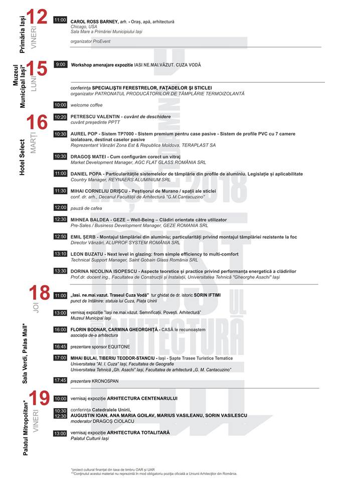 Conferința „Catedralele Unirii” și vernisajul „Arhitectura Centenarului”, la Muzeul Mitropolitan Iași