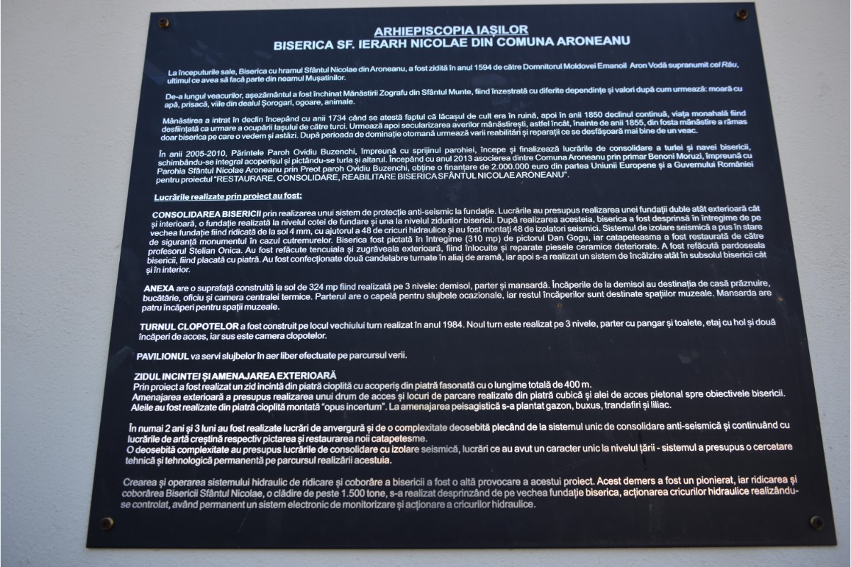 Resfințire de biserică la Aroneanu - Iași: „Raportându-ne la cele cuprinse în cuvântul Domnului din Scriptură, nu ne vom rătăci niciodată”