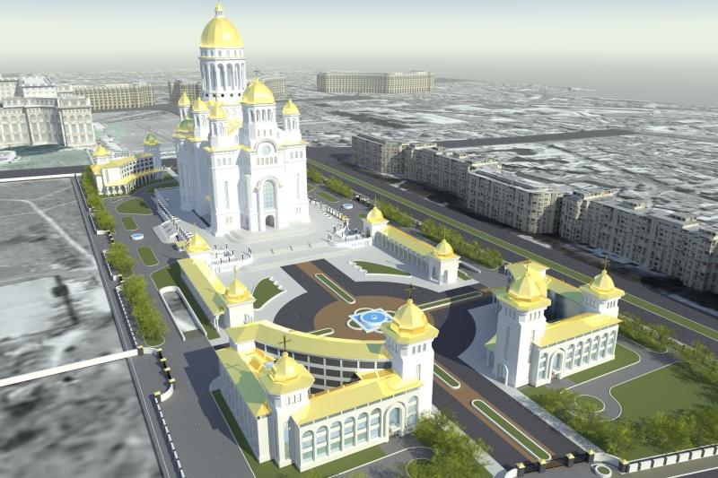 (Foto) Momente din timpul construirii Catedralei Naționale