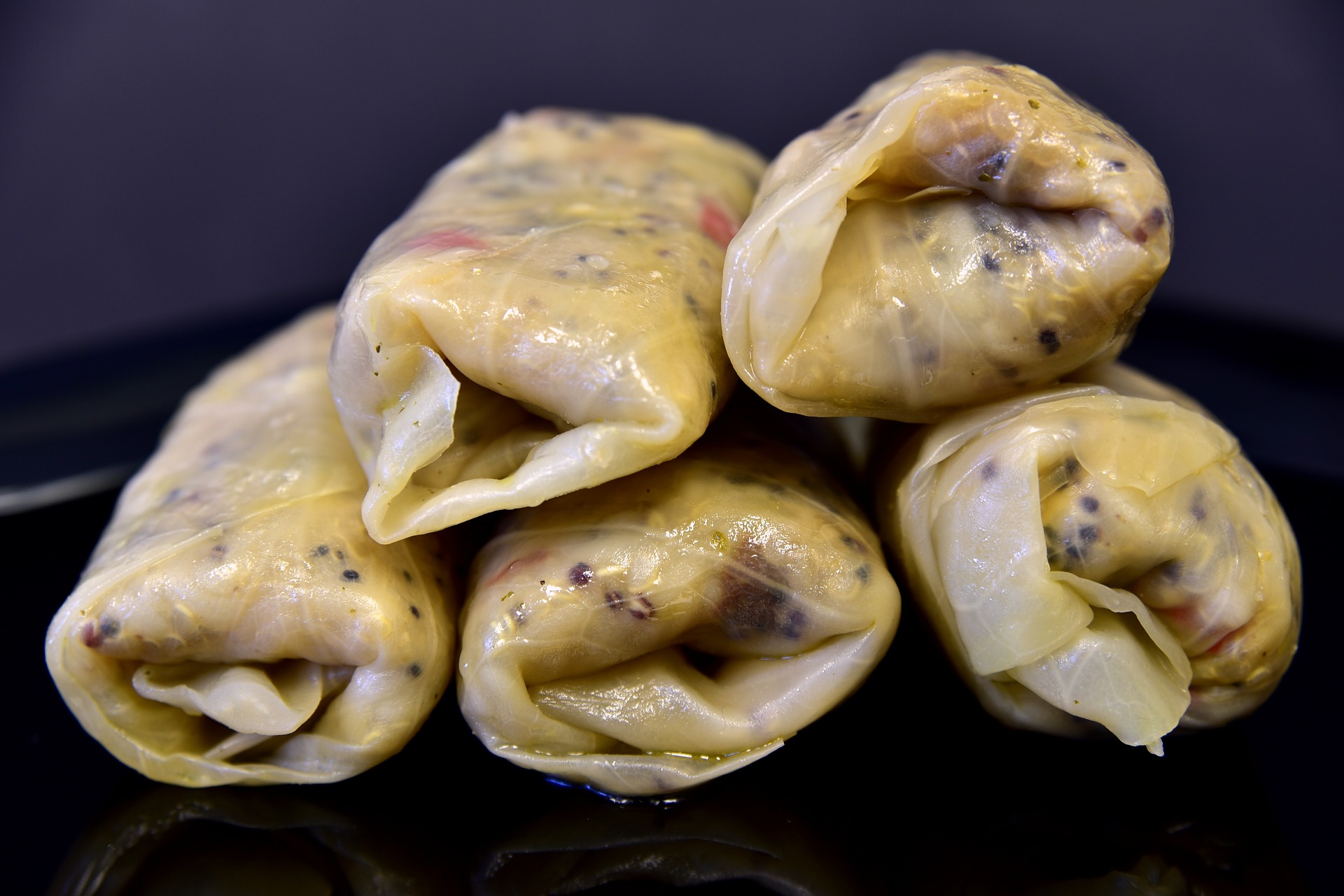 Sarmale de post cu fasole verde