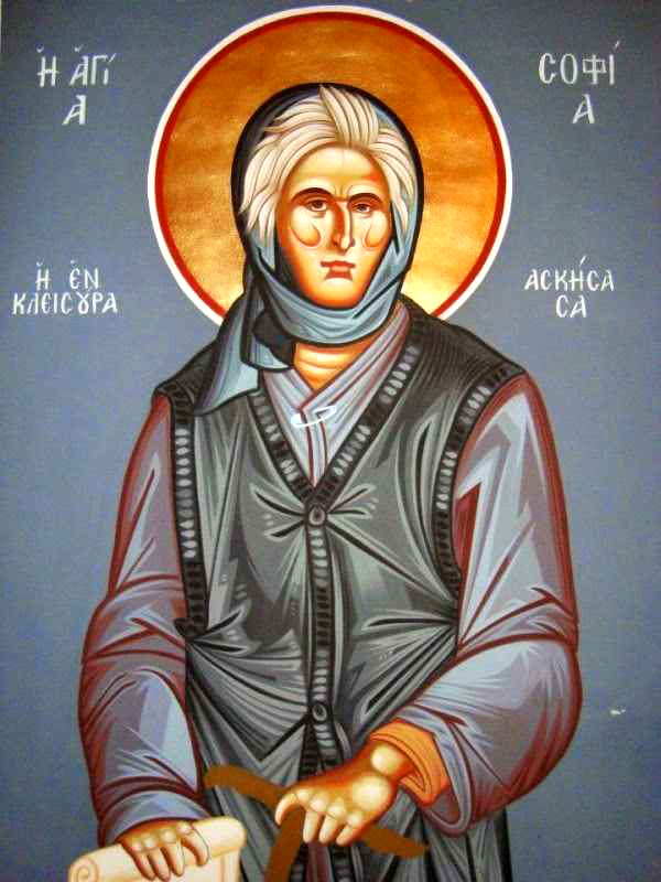 Sfânta Cuvioasă Sofia, asceta din Kleisoura