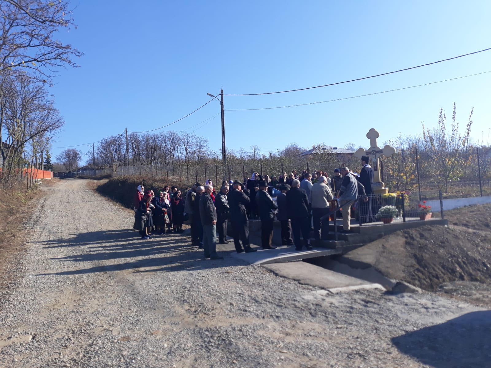 Sfinţire de troiţă în Parohia Ciornohal