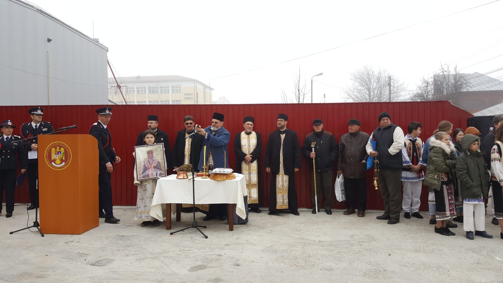 Sfințirea Pichetului pentru Pompieri și SMURD, la Sascut