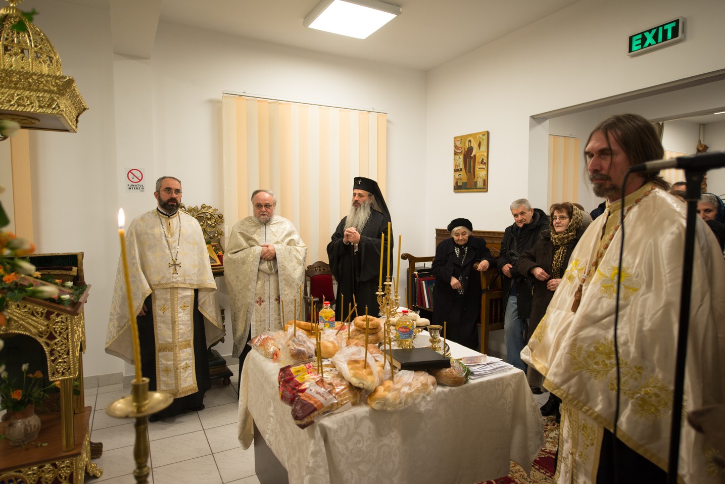 Slujire arhierească la hramul Bisericii Vovidenia din Iași