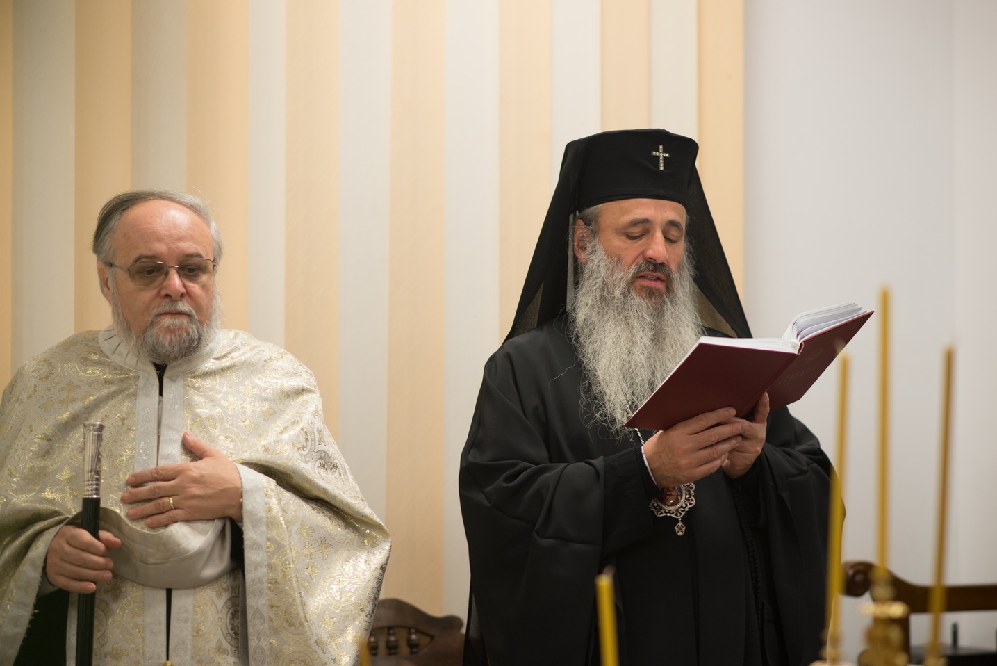 Slujire arhierească la hramul Bisericii Vovidenia din Iași