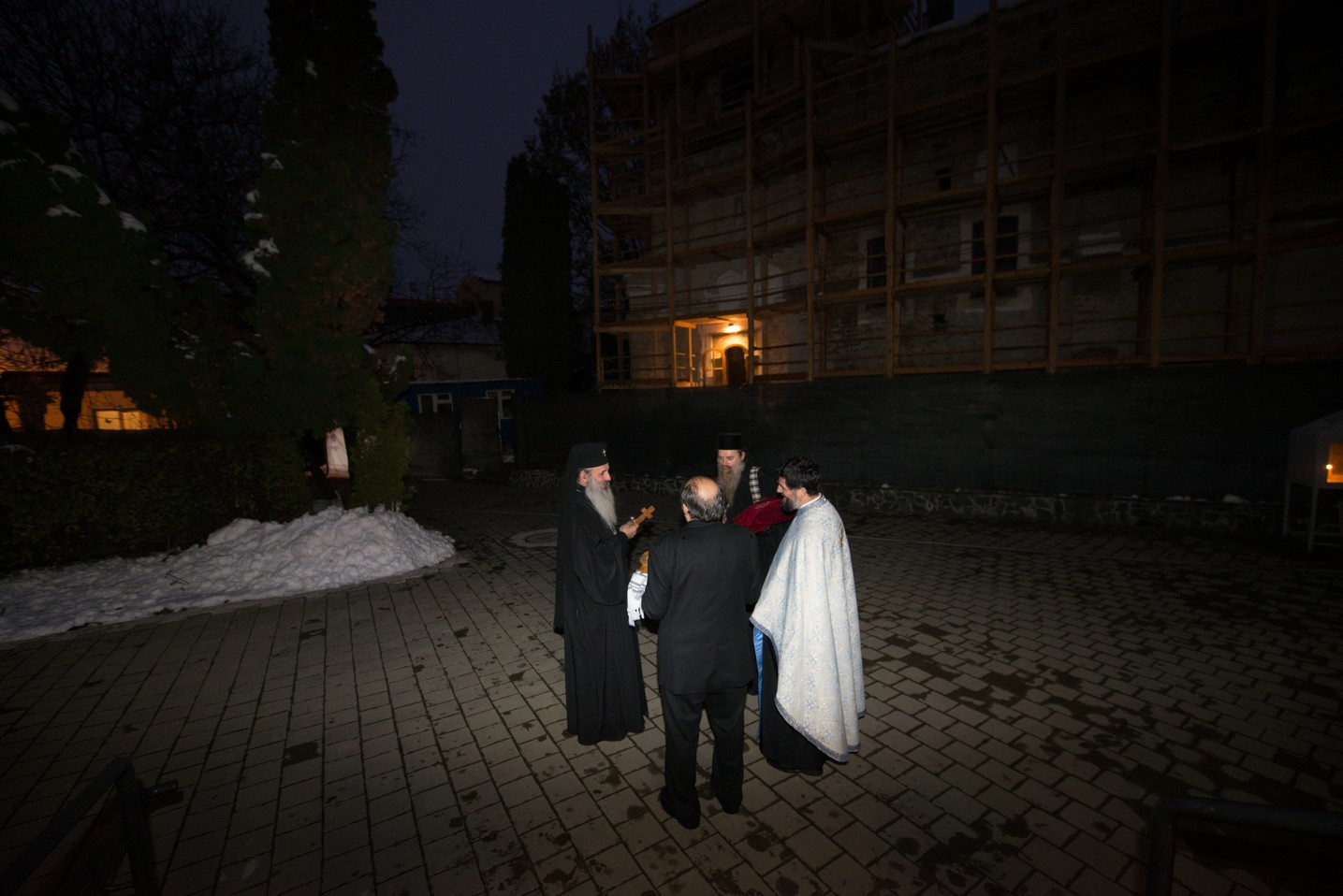 Slujire arhierească la hramul Bisericii Vovidenia din Iași