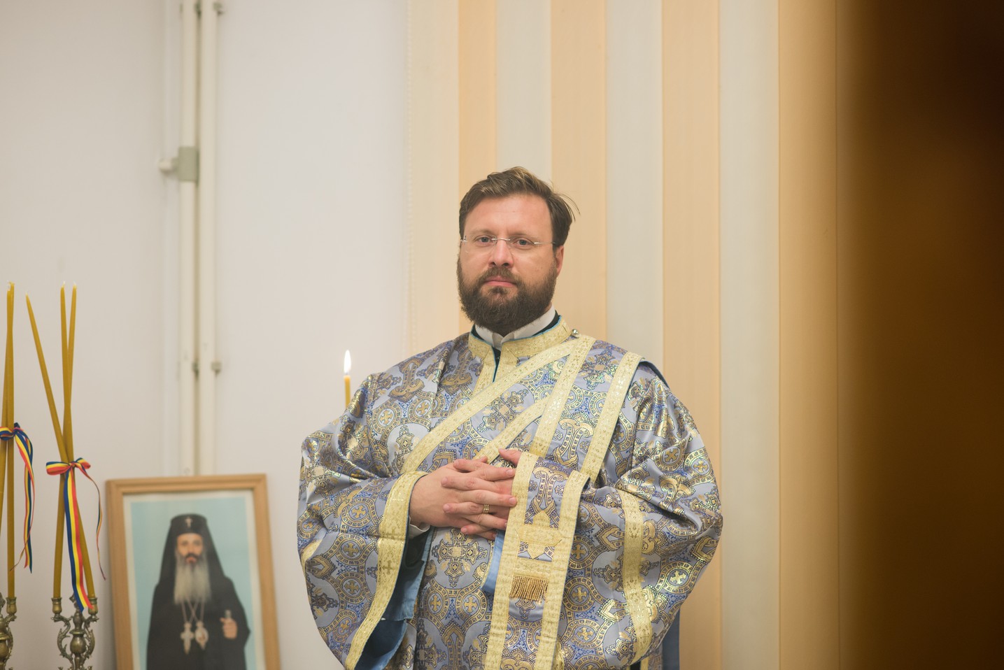 Slujire arhierească la hramul Bisericii Vovidenia din Iași