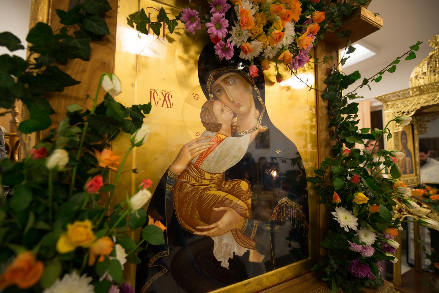 Slujire arhierească la hramul Bisericii Vovidenia din Iași