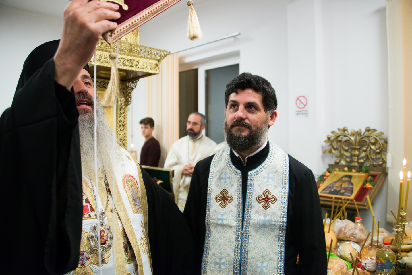 Slujire arhierească la hramul Bisericii Vovidenia din Iași