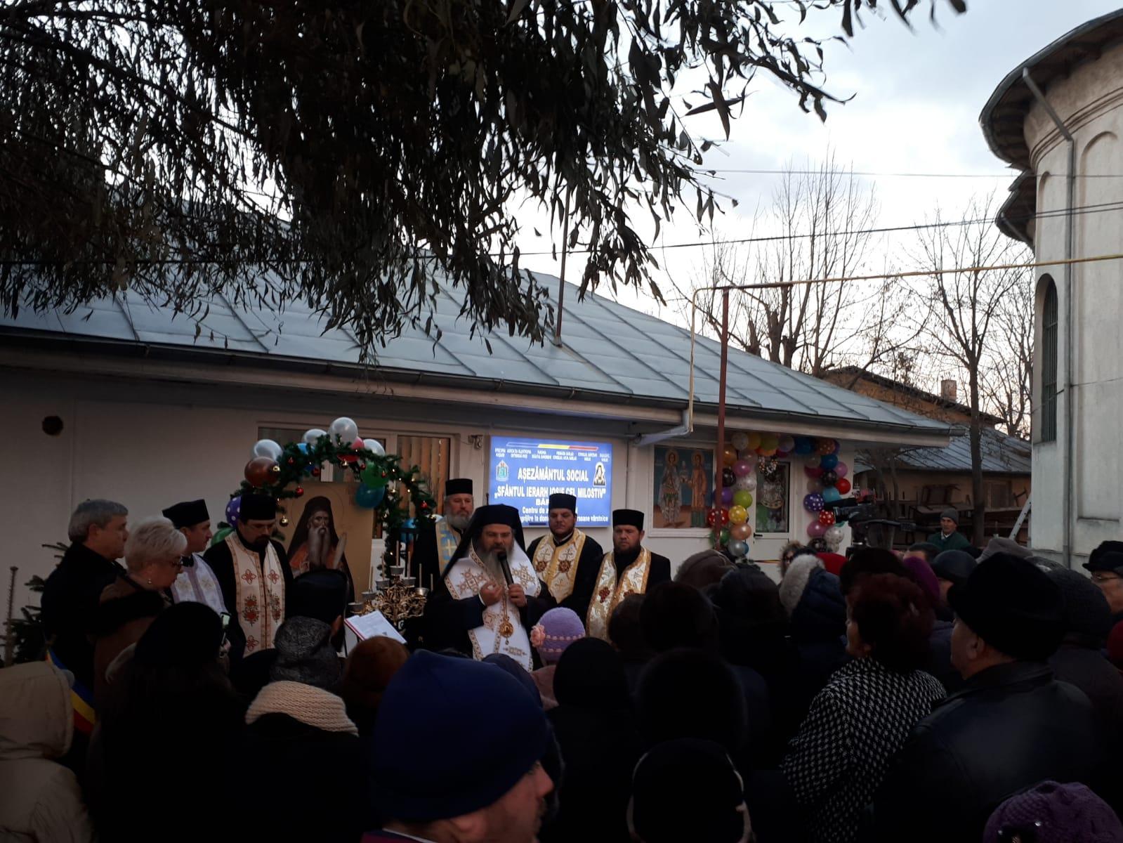 PS Ignatie la inaugurarea așezământului social de la Bârlad: „Aceasta este menirea noastră, a Bisericii! Pe lângă faptul de a vă apropia de Hristos, grija de oamenii sărmani!”