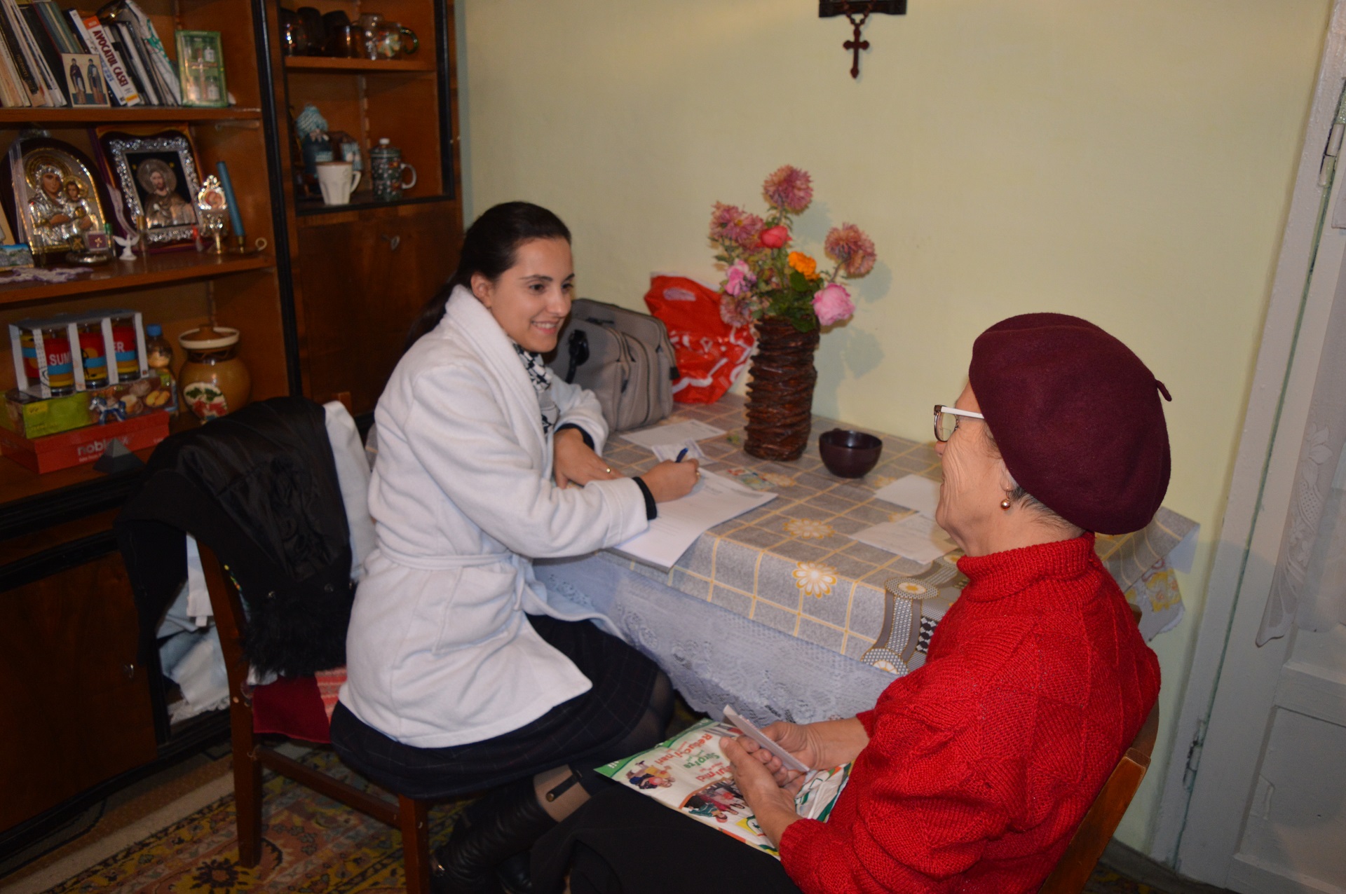 Caravană medicală, sat Curături