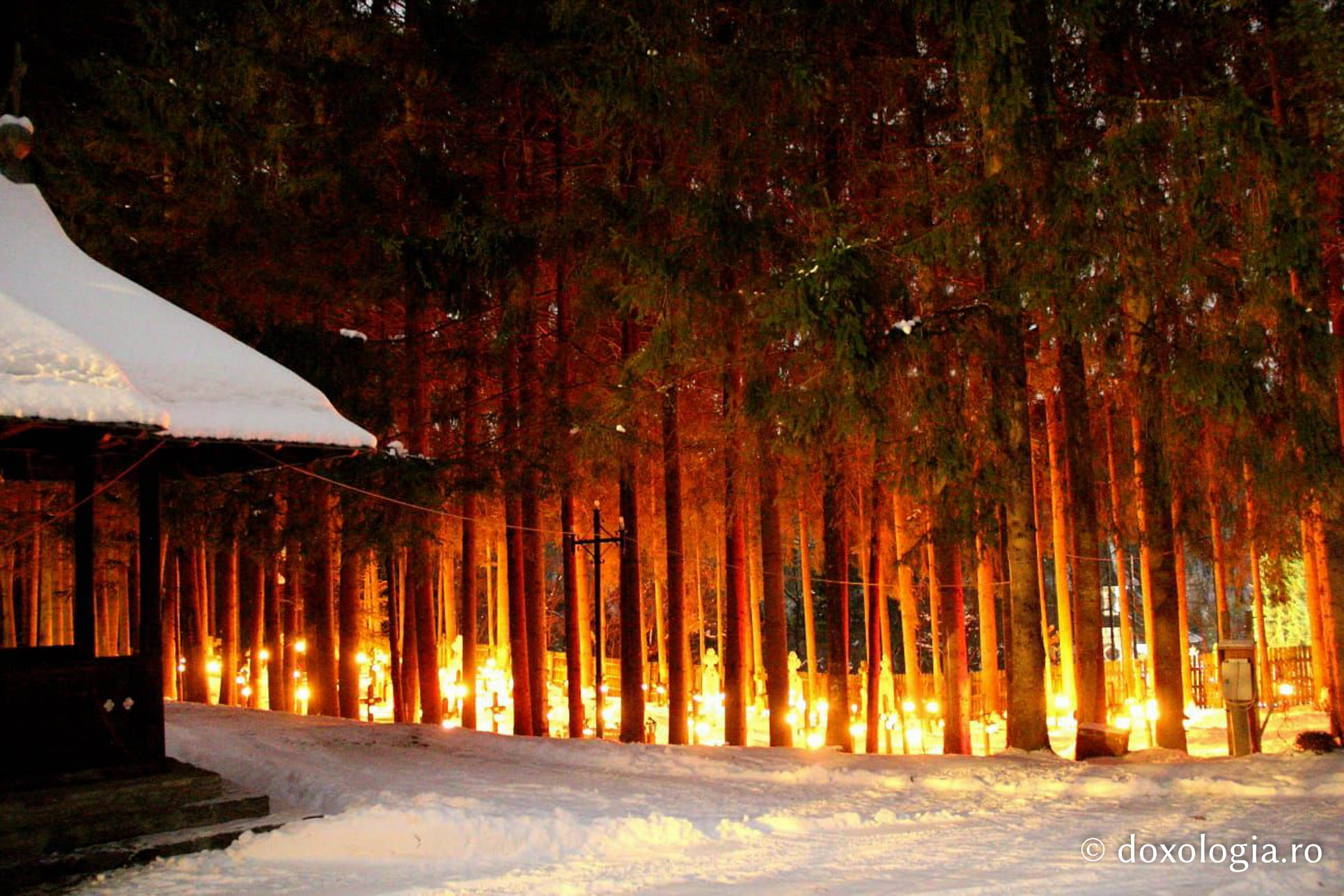 (Foto) Zile de Crăciun la Mănăstirea Sihăstria