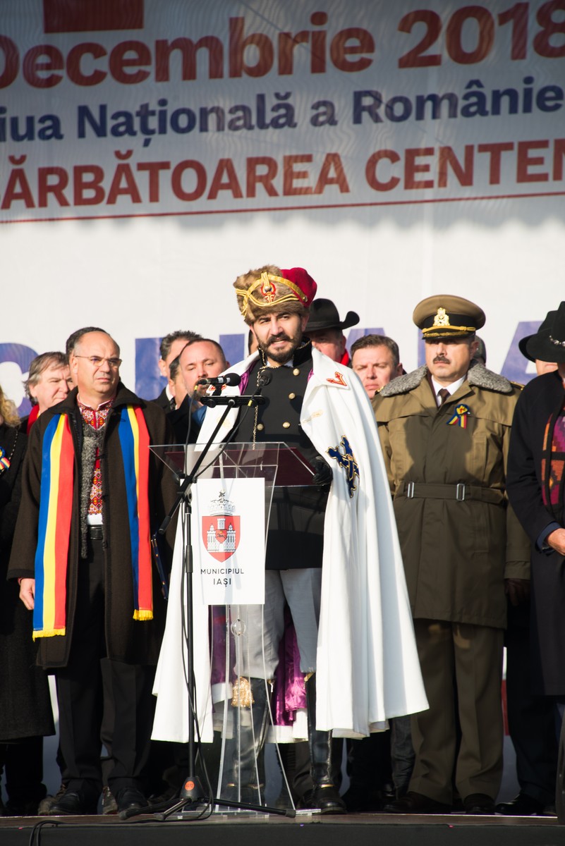 Centenarul la Iași: „Avem nevoie, ca și acum 100 de ani, de aceleași virtuți - credință în Dumnezeu, unitate și încredere sau curaj că putem realiza lucruri mari”