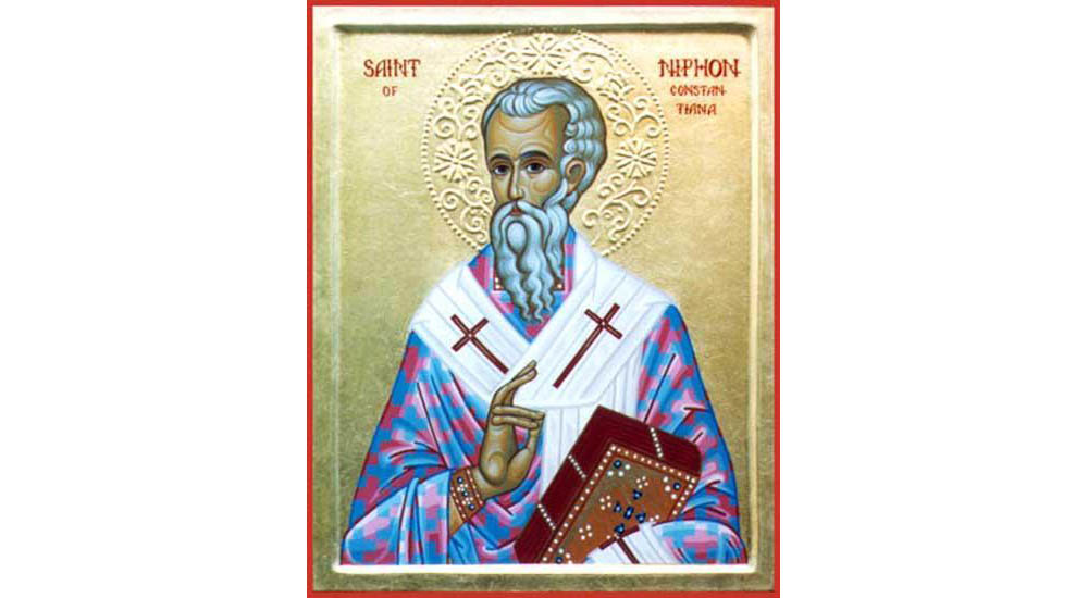 Acatistul Sfântului Nifon, Episcop de Constantiana