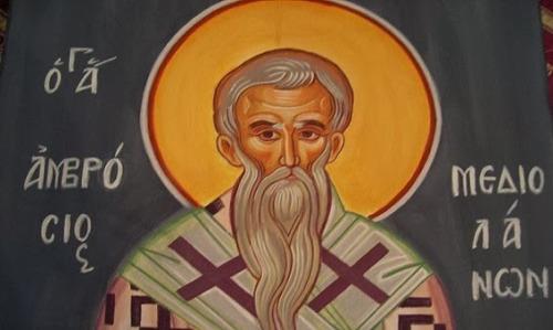 Canon de rugăciune către Sfântul Ierarh Ambrozie, Episcopul Mediolanului (1) Canon de rugăciune către Sfântul Ierarh Ambrozie, Episcopul Mediolanului (1)