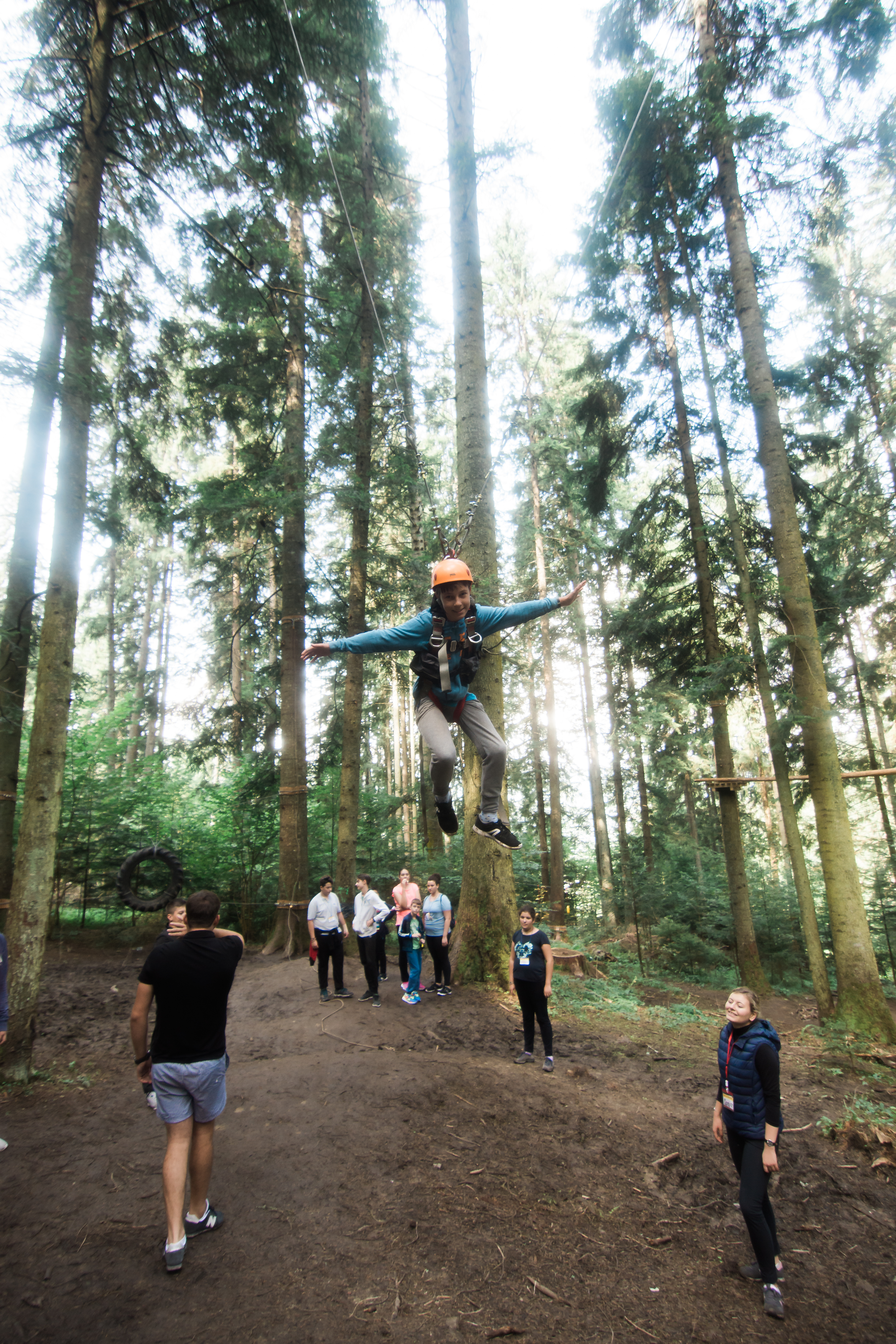 Nouă ani de tabără Floare de colţ la Durău