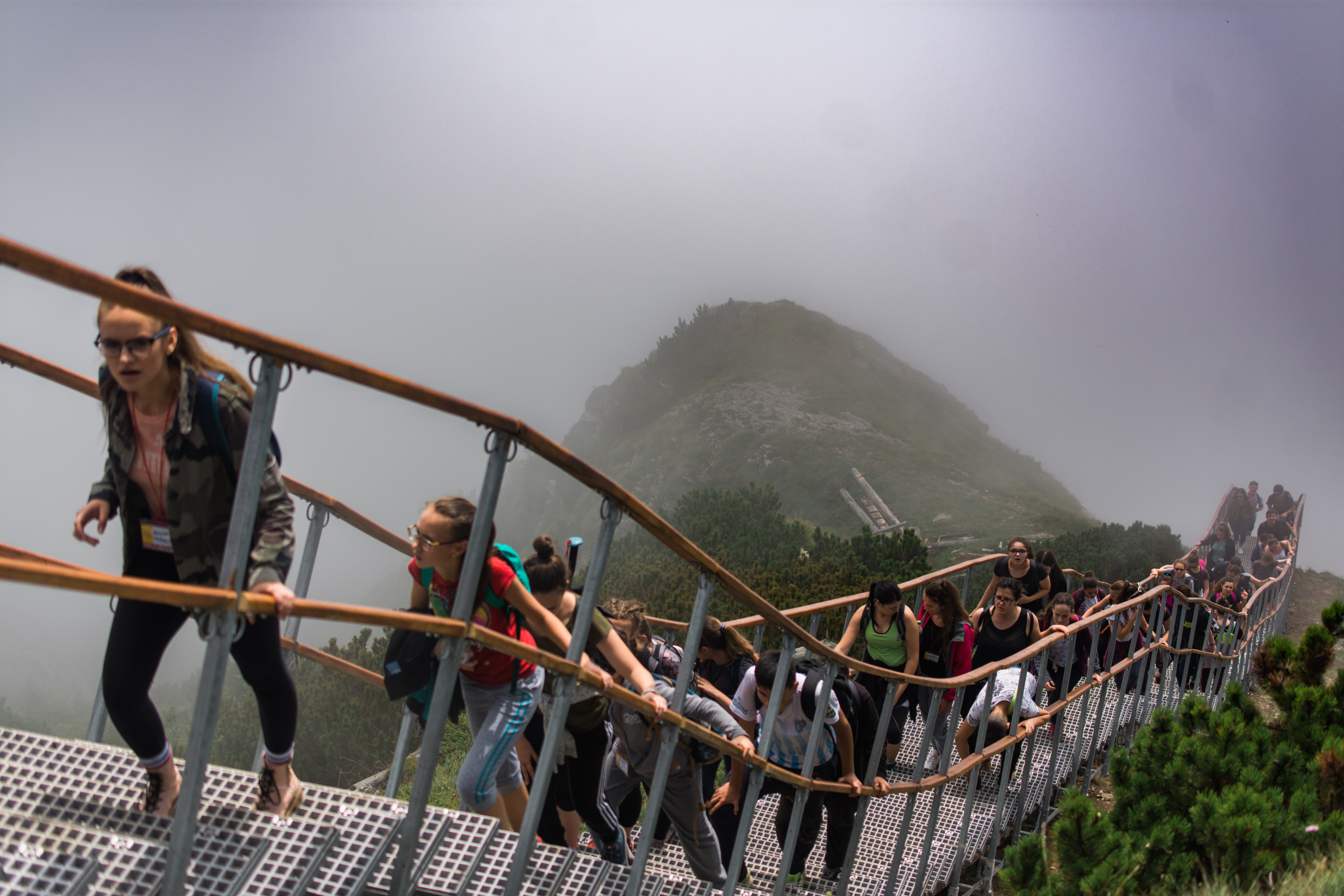 Nouă ani de tabără Floare de colţ la Durău