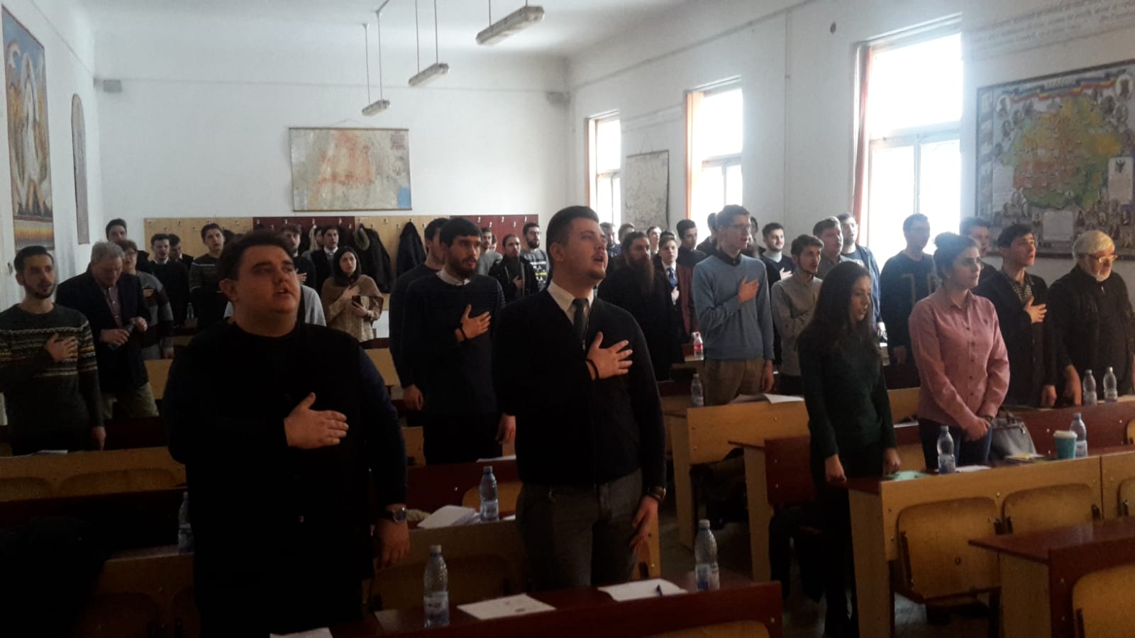 Întâlnire a studenţilor teologi ieşeni cu profesorul dr. Krastu Banev