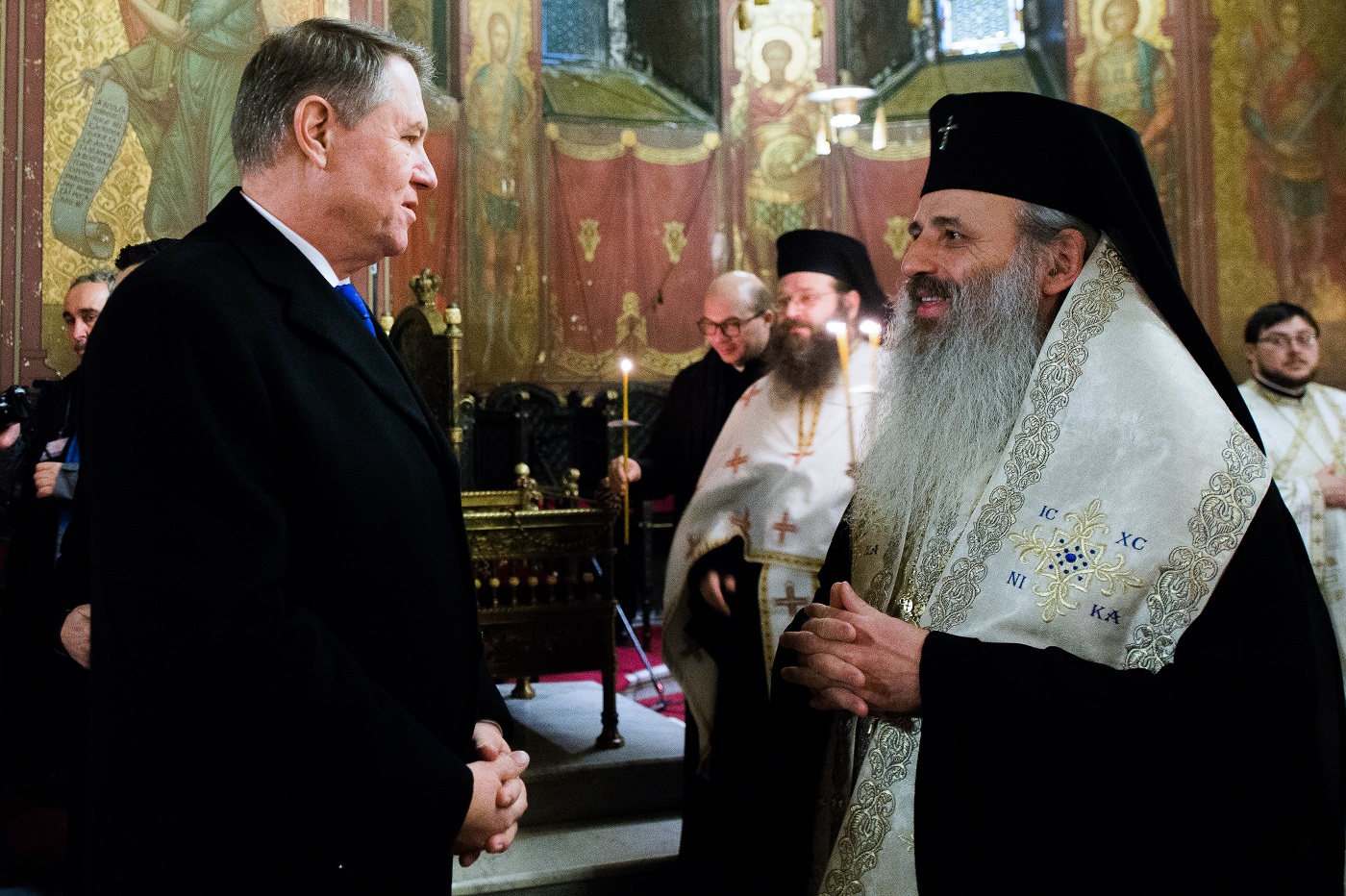 (Foto) Klaus Iohannis la Iași: Președintele a participat la slujba Parastasului pentru domnitorul Alexandru Ioan Cuza