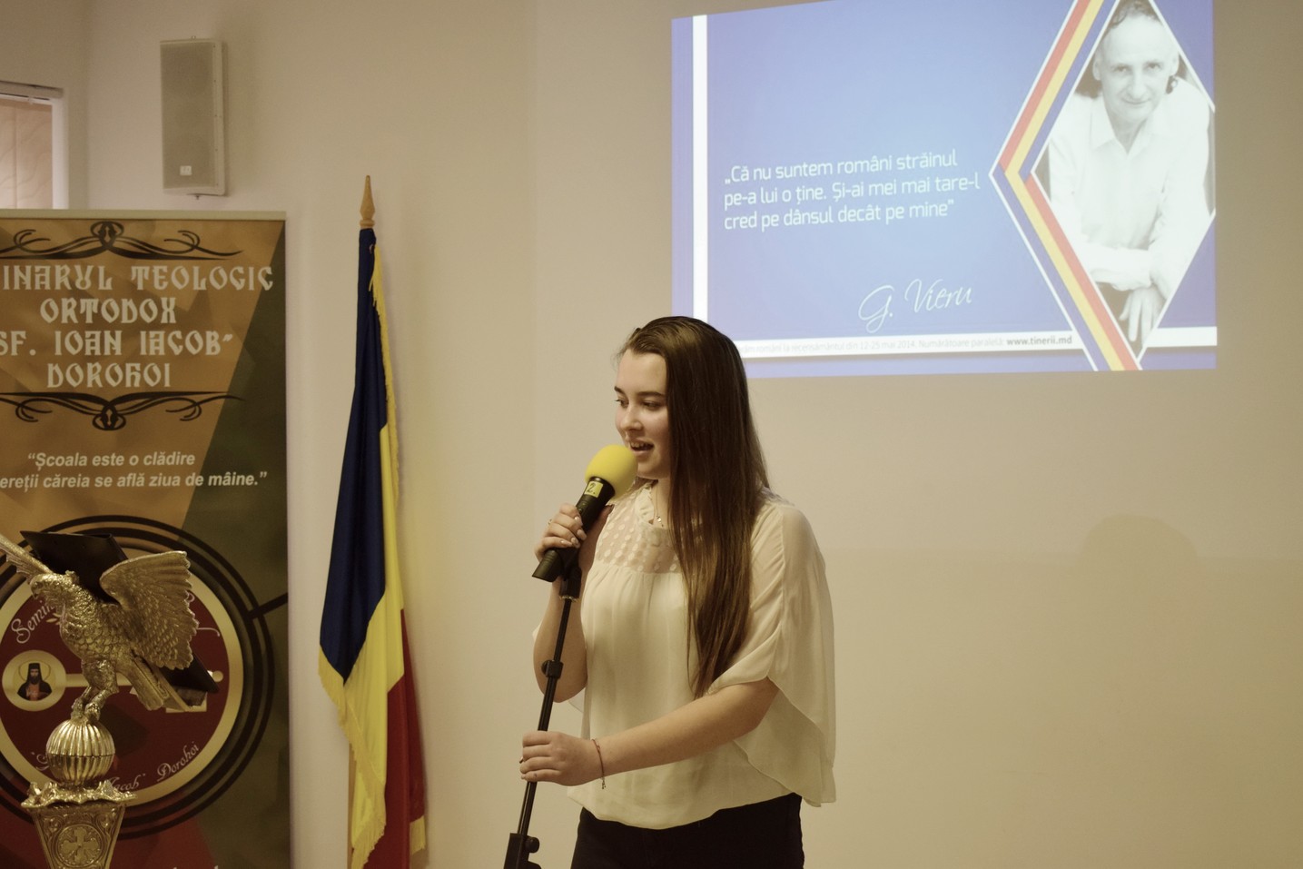 Omagiu adus poetului Grigore Vieru, la Seminarul Teologic Dorohoi