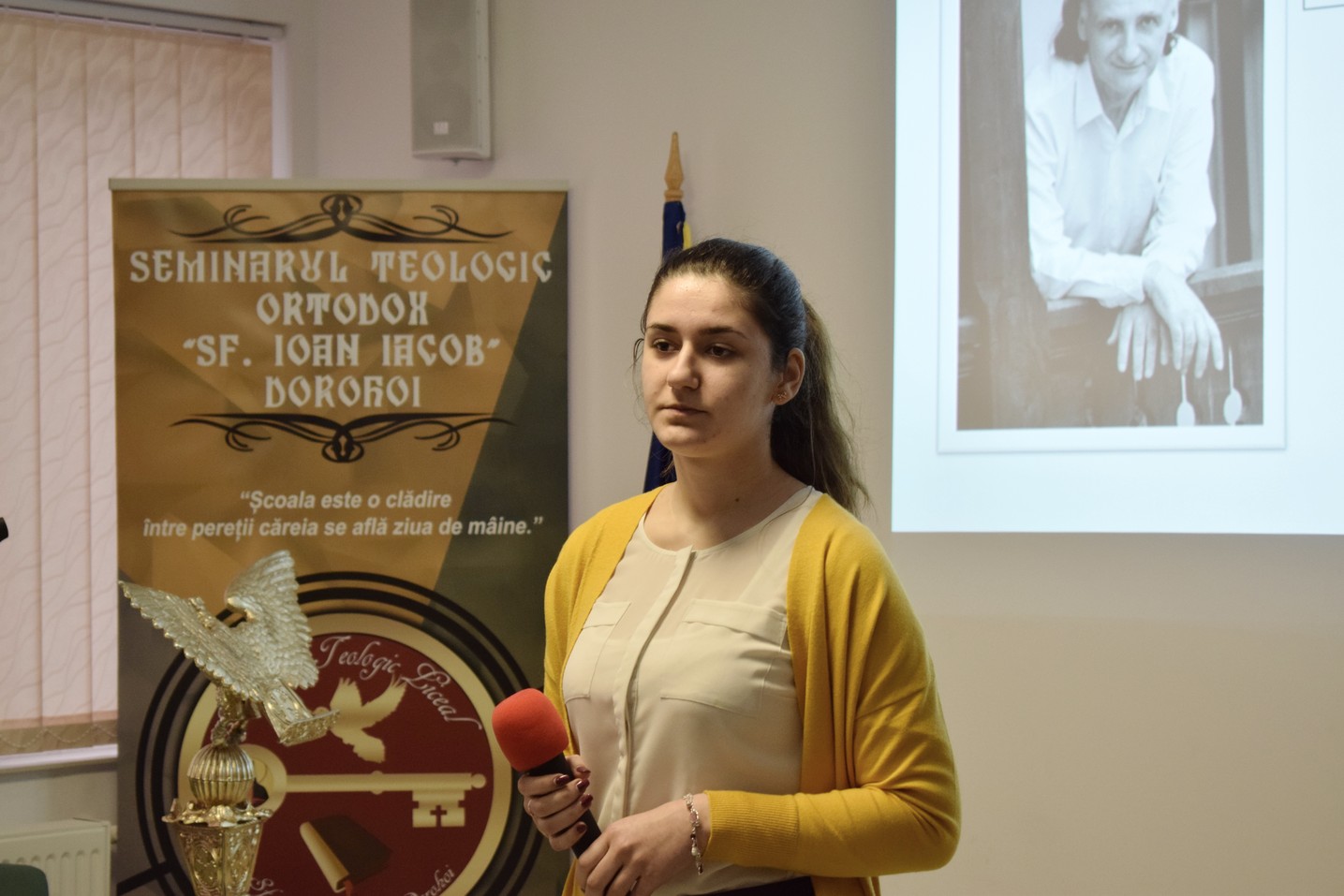 Omagiu adus poetului Grigore Vieru, la Seminarul Teologic Dorohoi