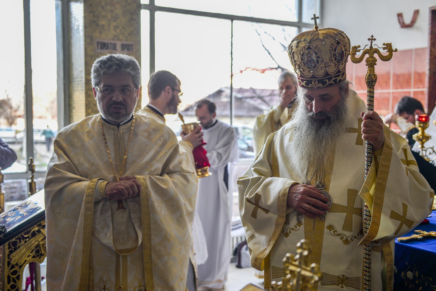 IPS Părinte Mitropolit Teofan a slujit Sfânta Liturghie la Spitalul Clinic de Urgenţă pentru Copii „Sfanta Maria” din Iași