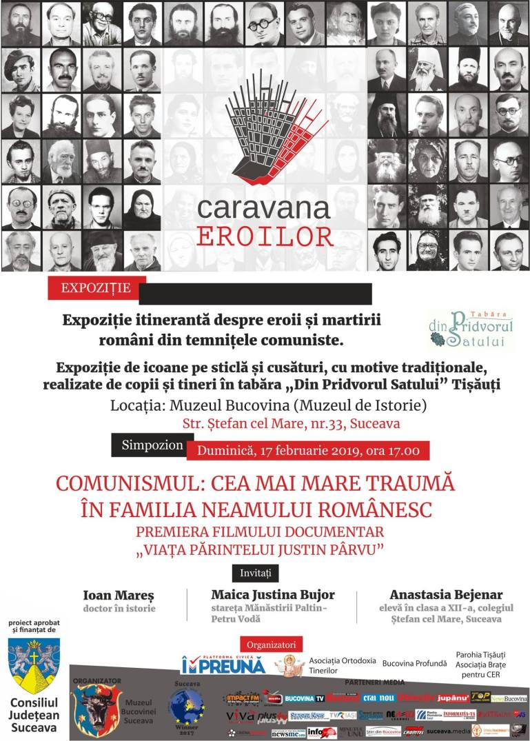 Expoziția itinerantă „Caravana Eroilor”, la Suceava