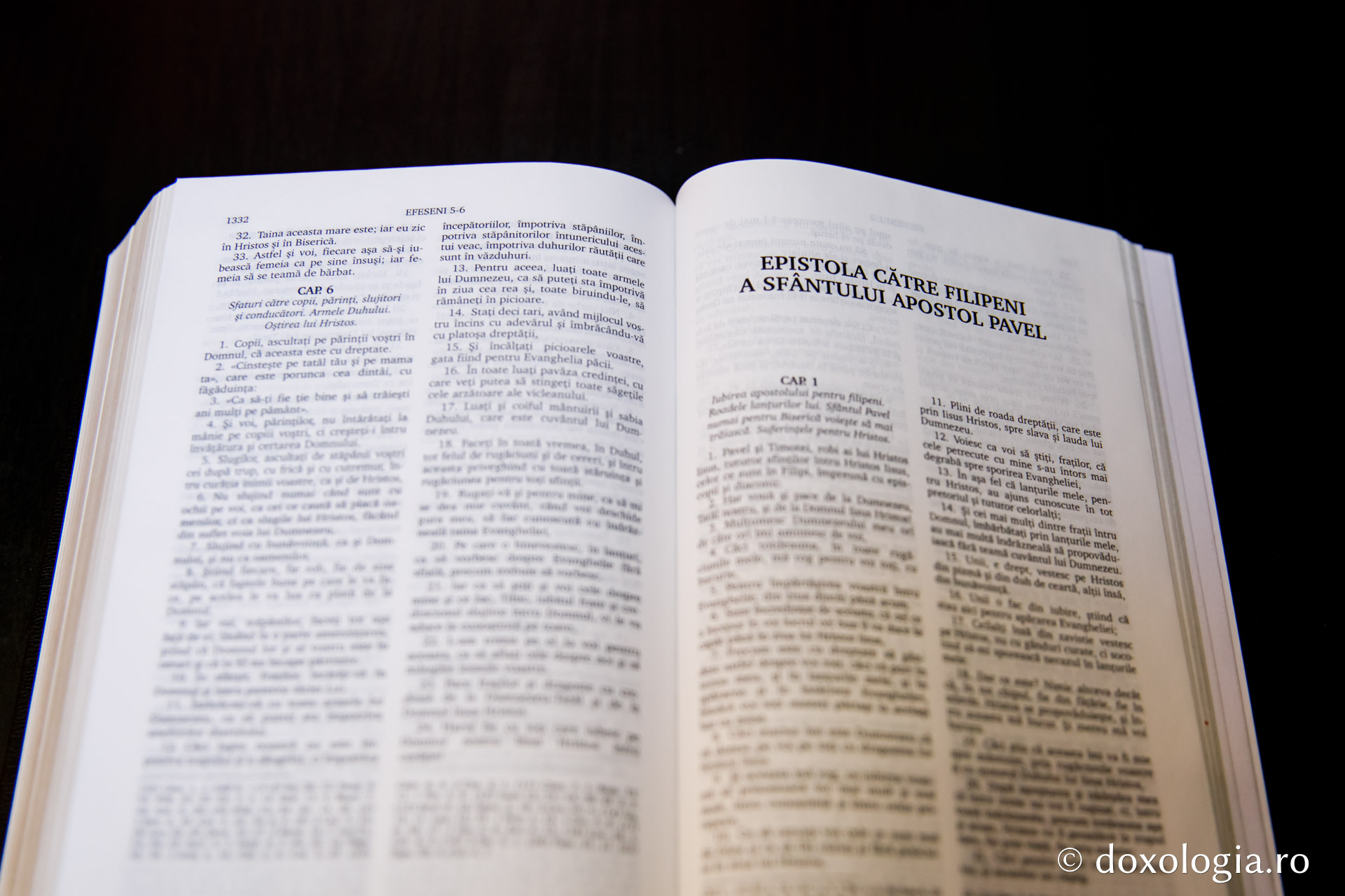 Epistola către Filipeni a Sfântului Apostol Pavel – Capitolul 1