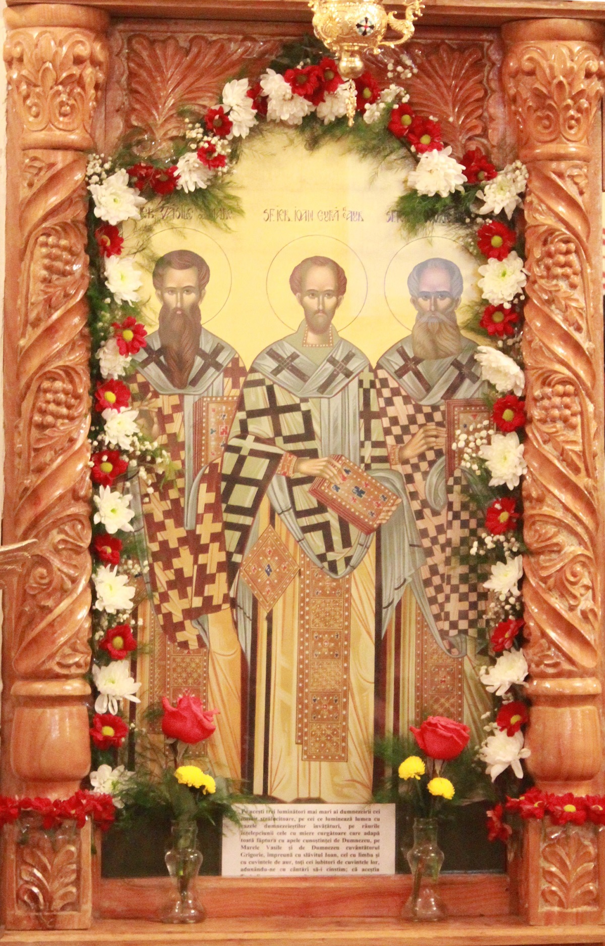 Sfinţii Trei Ierarhi prăznuiţi la Seminarul Teologic Dorohoi