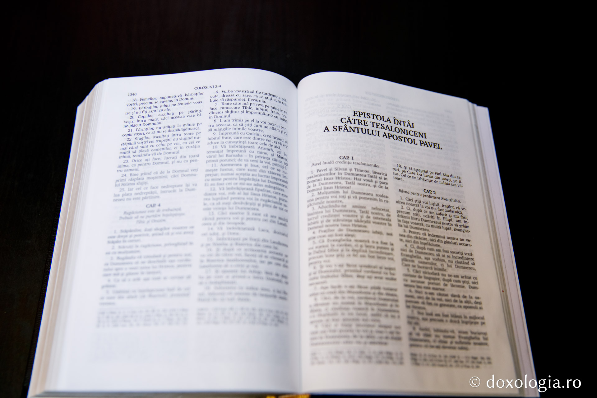 Epistola întâi către Tesaloniceni a Sfântului Apostol Pavel – Capitolul 4