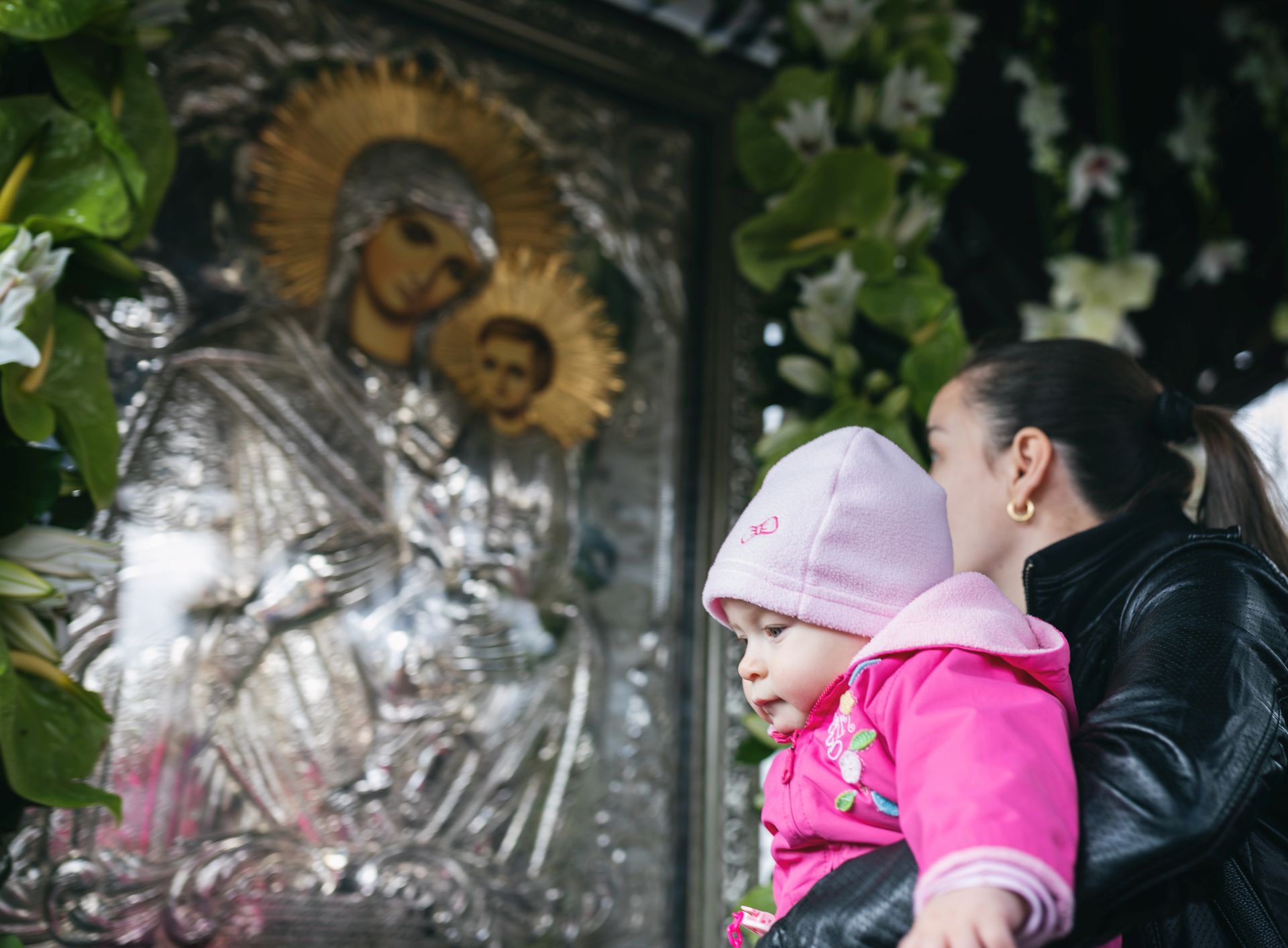 Icoana Maicii Domnului „Iordăniţa” a fost adusă la Biserica Icoanei din București