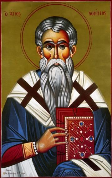 Sfântul Ierarh Donat, Episcopul Evriei Viața Sfântului Ierarh Donat, Episcopul Evriei