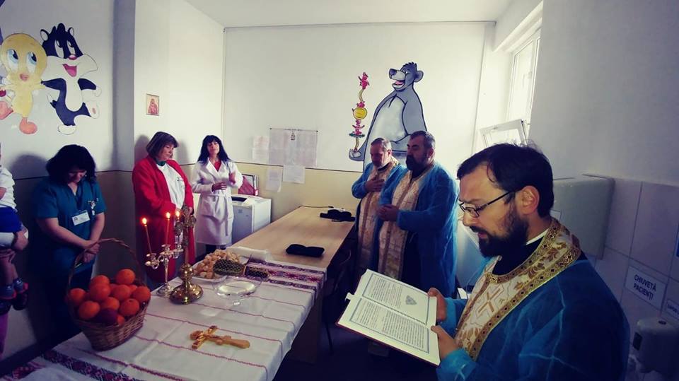 Binecuvântare la Spitalul Municipal din Onești
