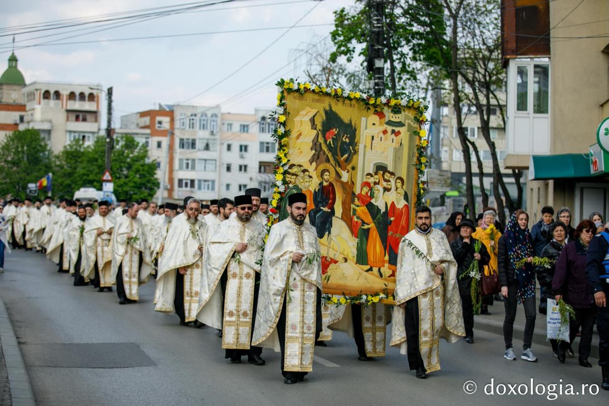 Intrarea Domnului în Ierusalim, serbată prin ample procesiuni în Arhiepiscopia Iașilor