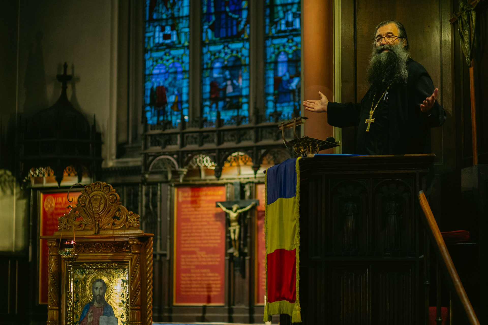 Părintele Nicolae Tănase a conferențiat la Londra