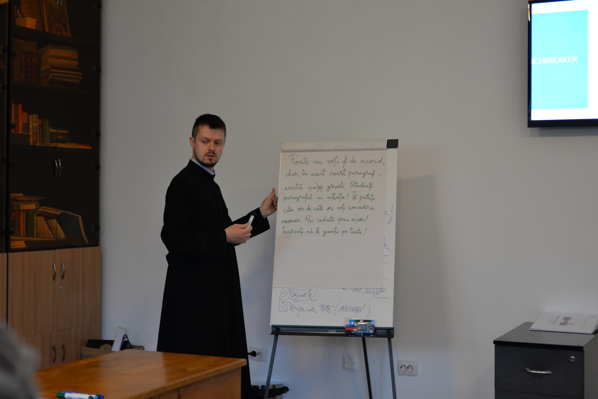 Foto: Bogdan Bulgariu Curs de pregătire a mentorilor din seminariile şi liceele teologice ale Arhiepiscopiei Iaşilor