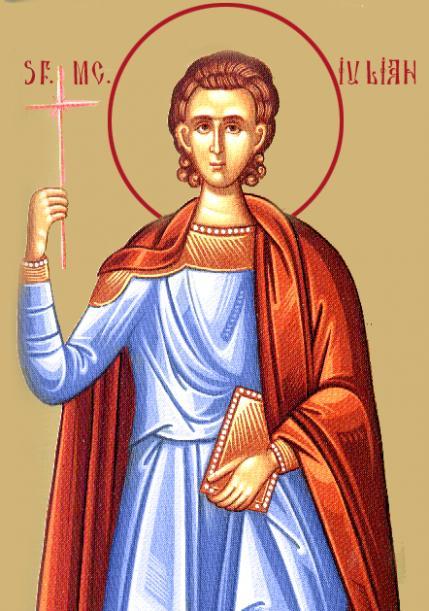 Troparul Sfântului Mucenic Iulian din Tars