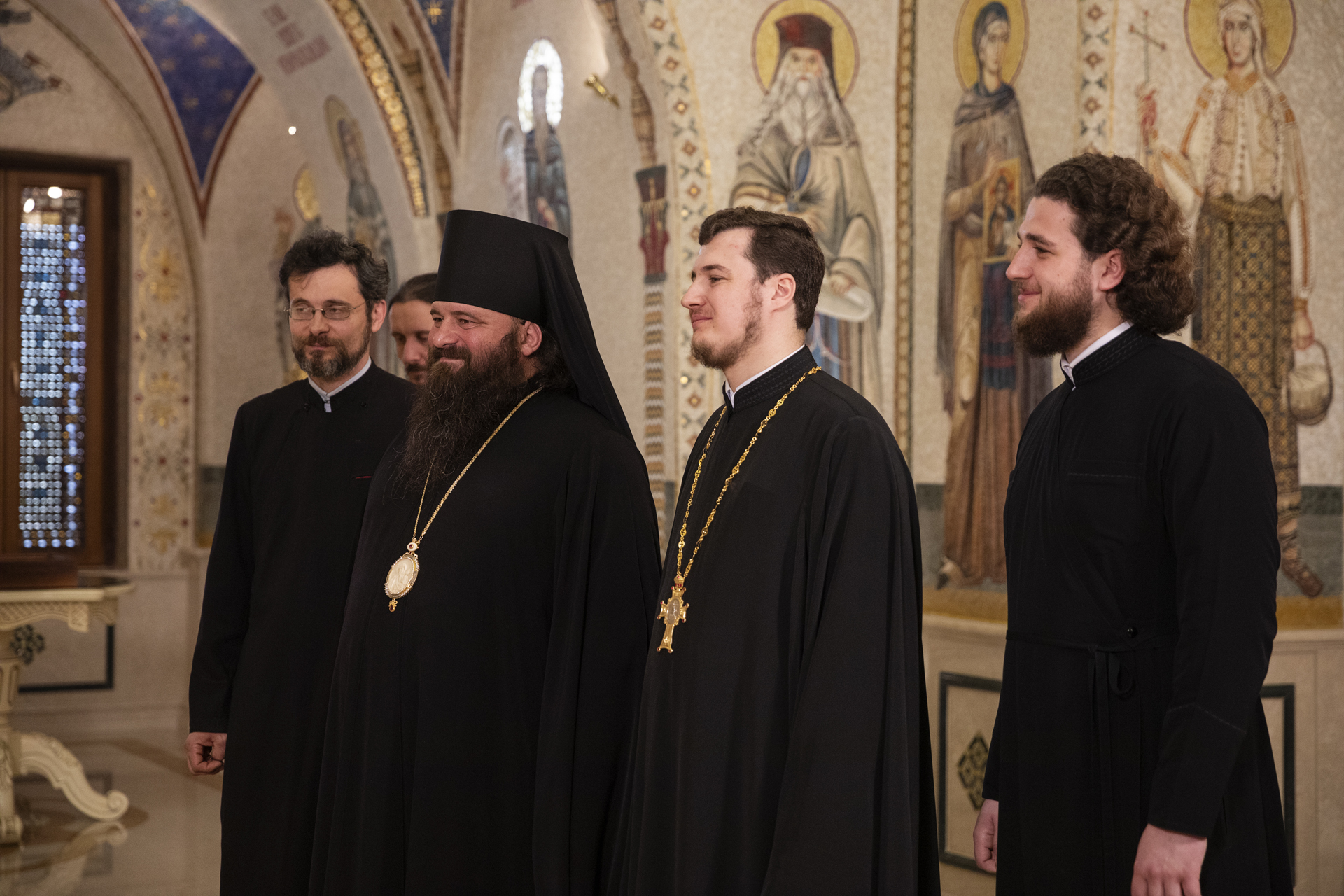 Stareţul uneia dintre cele mai mari Lavre din Rusia, în vizită la Patriarhul României